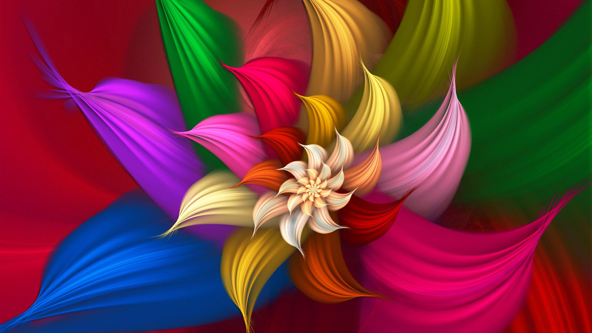 1920x1080 hd-pics-photos-abstract-colorful-flower-wallpaper