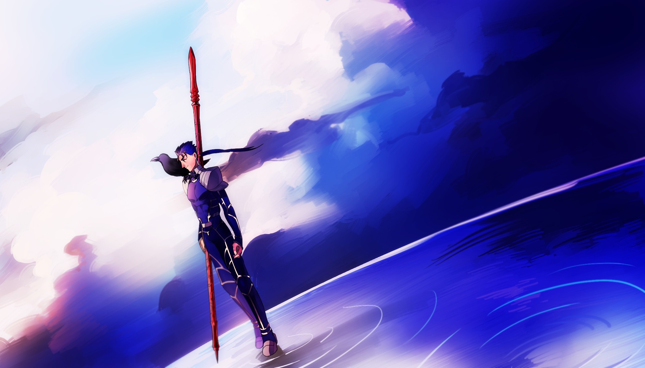 2104x1200 ... download Lancer (Fate/stay night) image