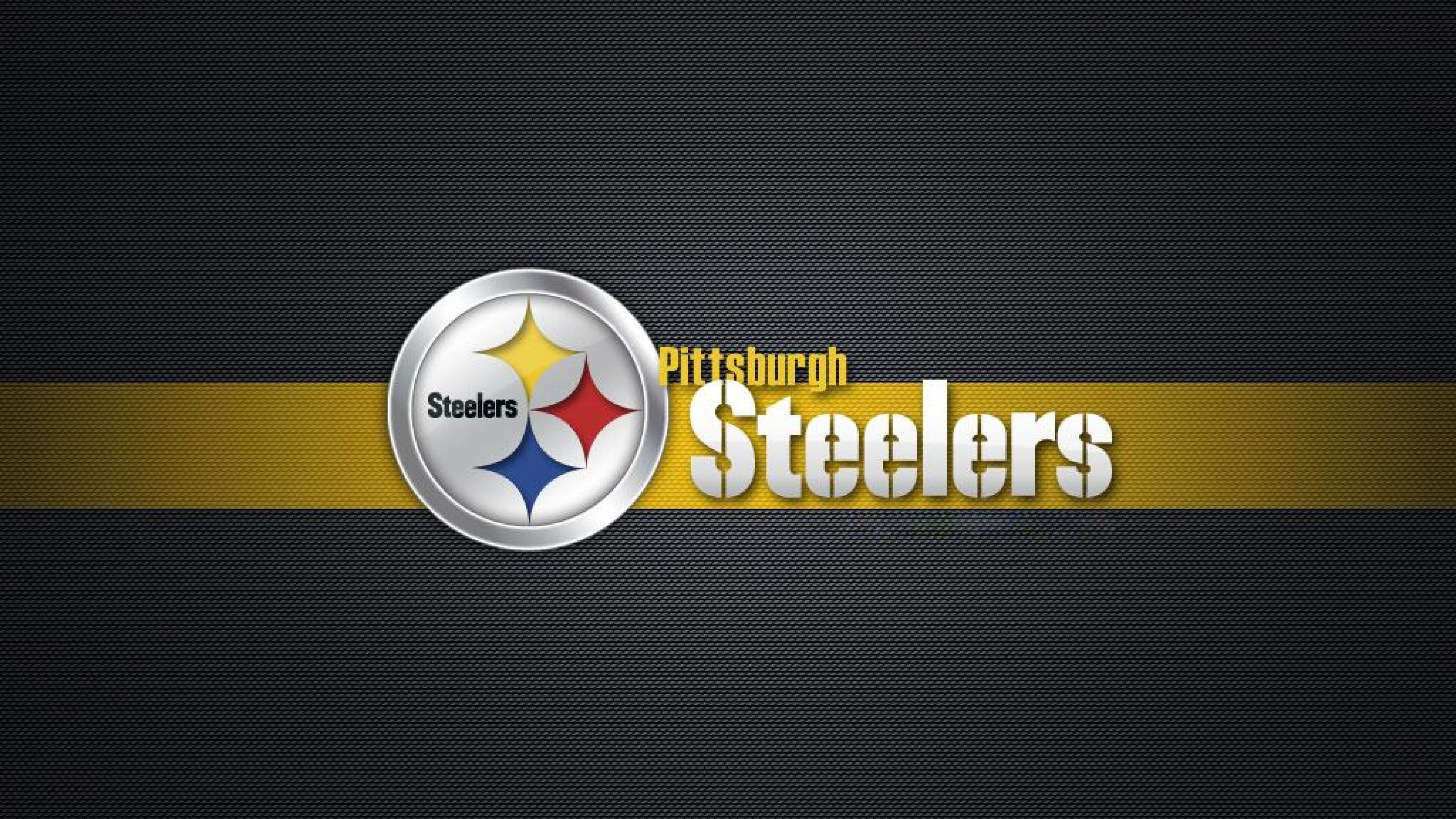 3840x2160 Pittsburgh Steelers Logo Wallpaper HD | PixelsTalk.Net