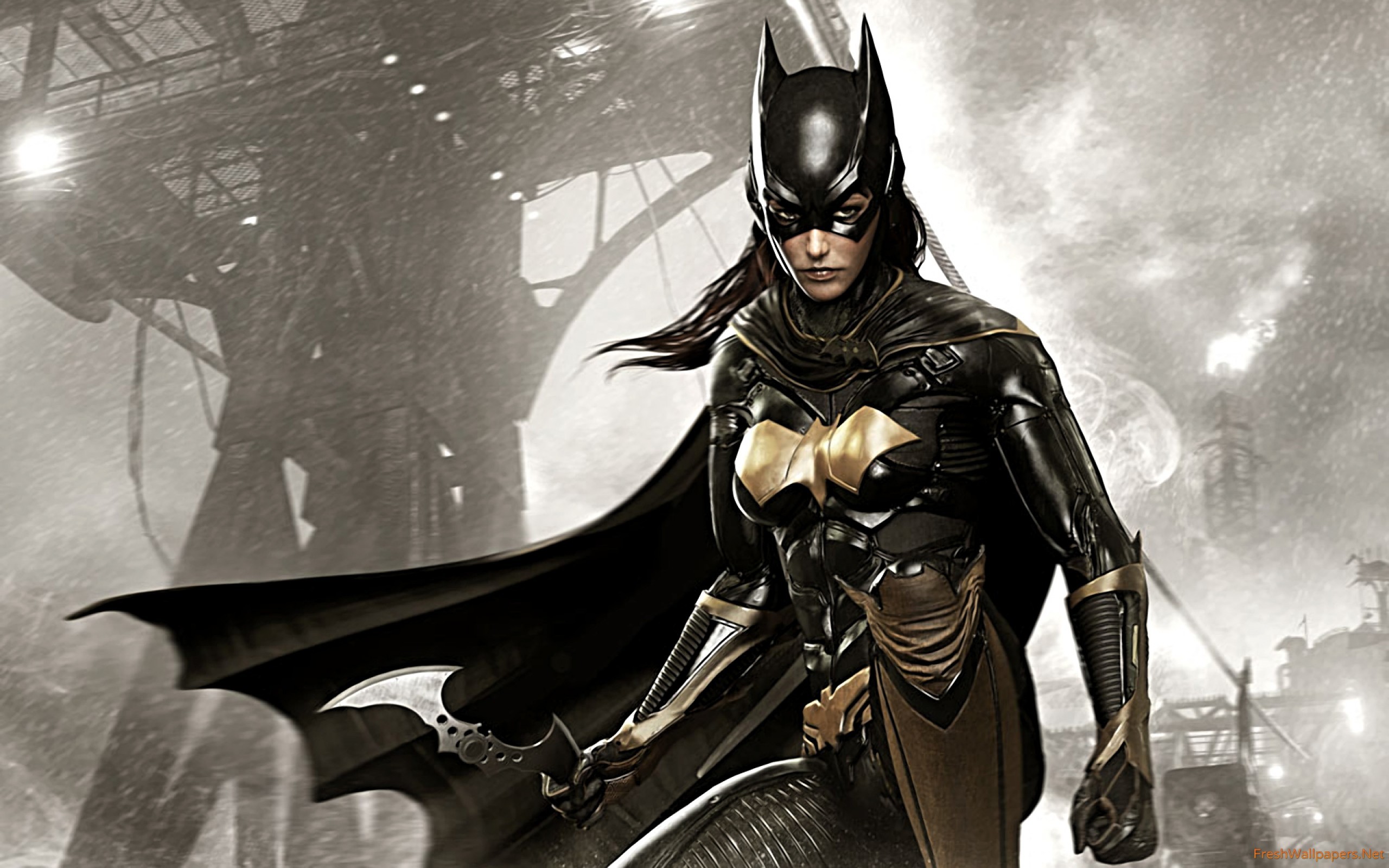 2560x1600 Batgirl In Batman Arkham Knight wallpaper