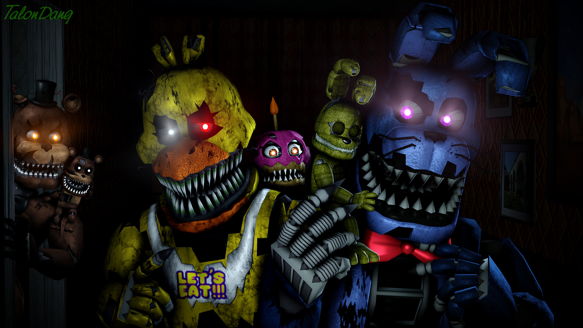 Adventure Nightmare load (FNaF World) by KiaraGBG16 on DeviantArt