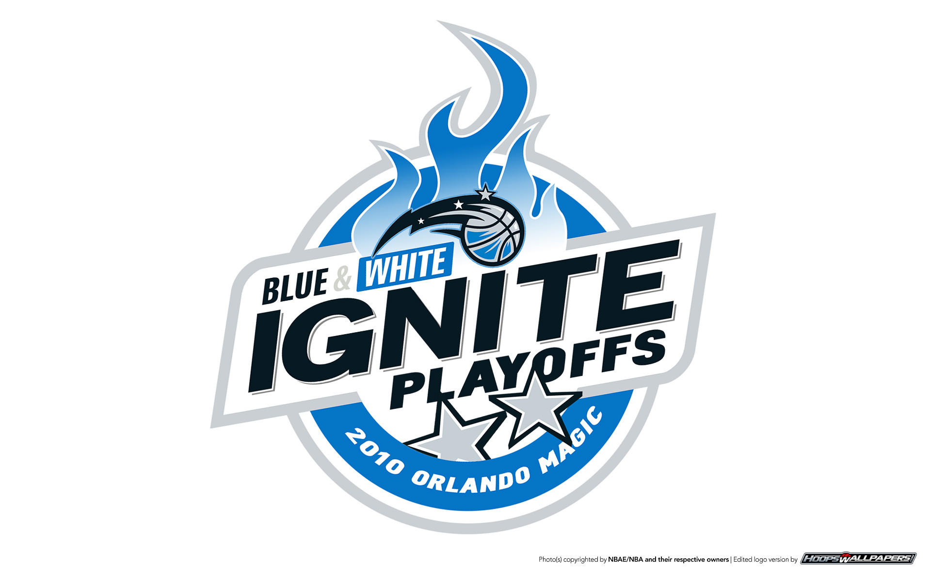 1920x1200 Blue & White Ignite Playoffs 2010 Orlando Magic wallpaper