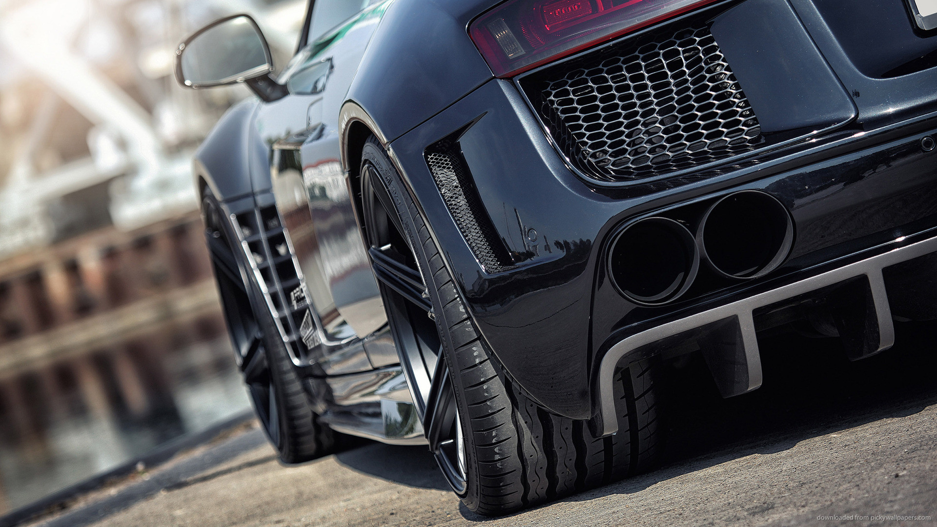 1920x1080 Prior-Design Audi R8 PD GT850 Exhaust for 