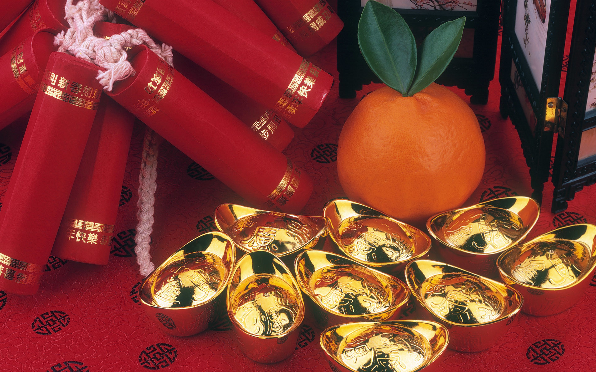 1920x1200 Happy Chinese New Years Decoration Wallpaper