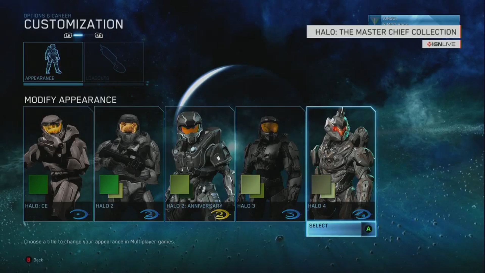 1920x1080 Halo Master Chief Collection Armor Customization