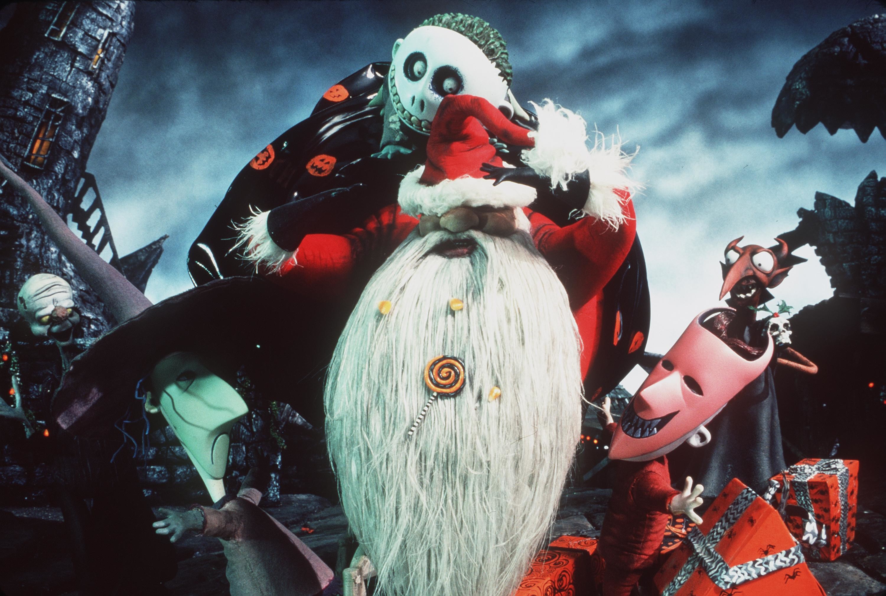 3000x2017 Jack Santa Nightmare Before Christmas HD Desktop Wallpaper