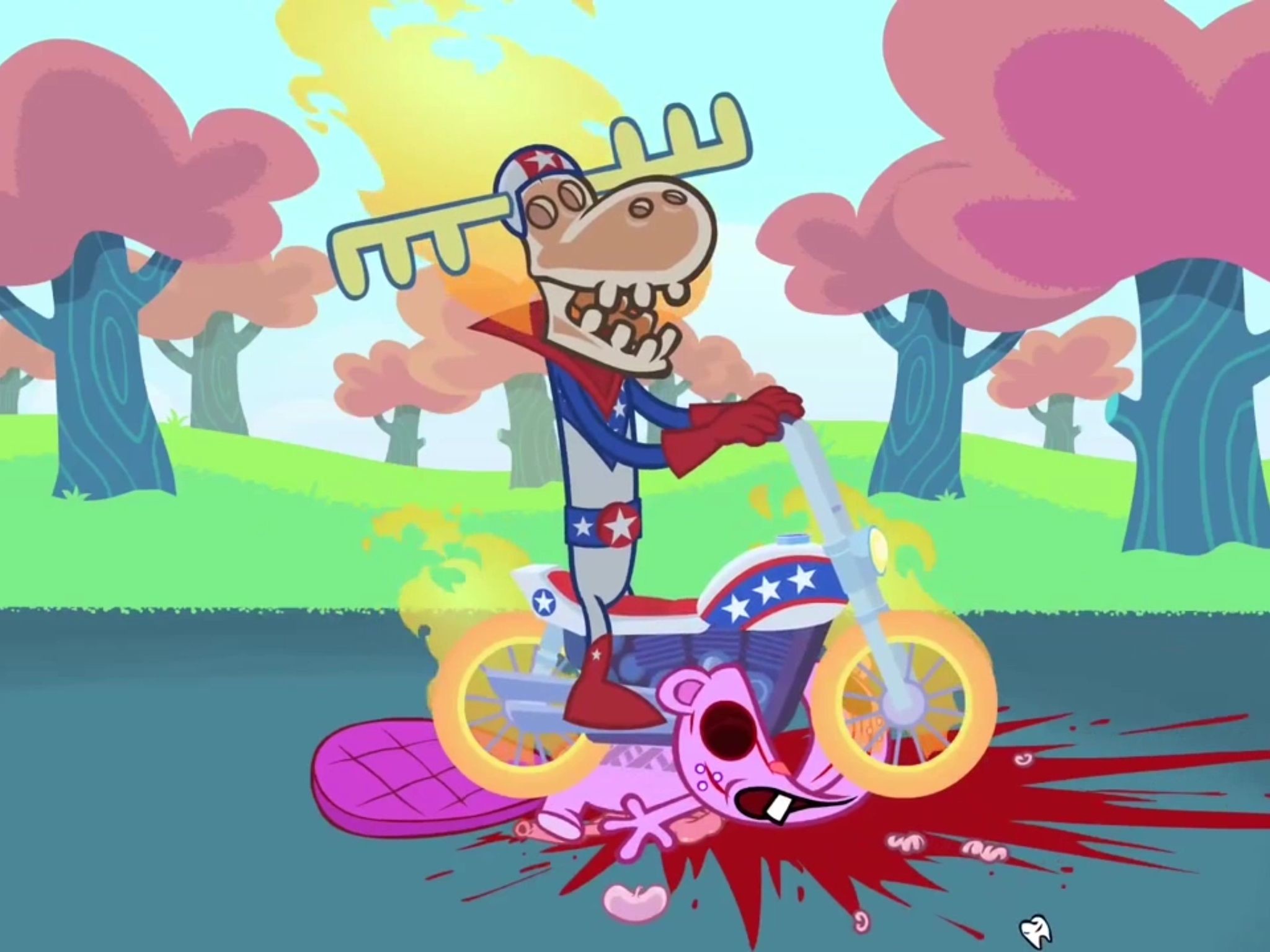 2048x1536 Happy Tree Friends Toothy and Lumpy