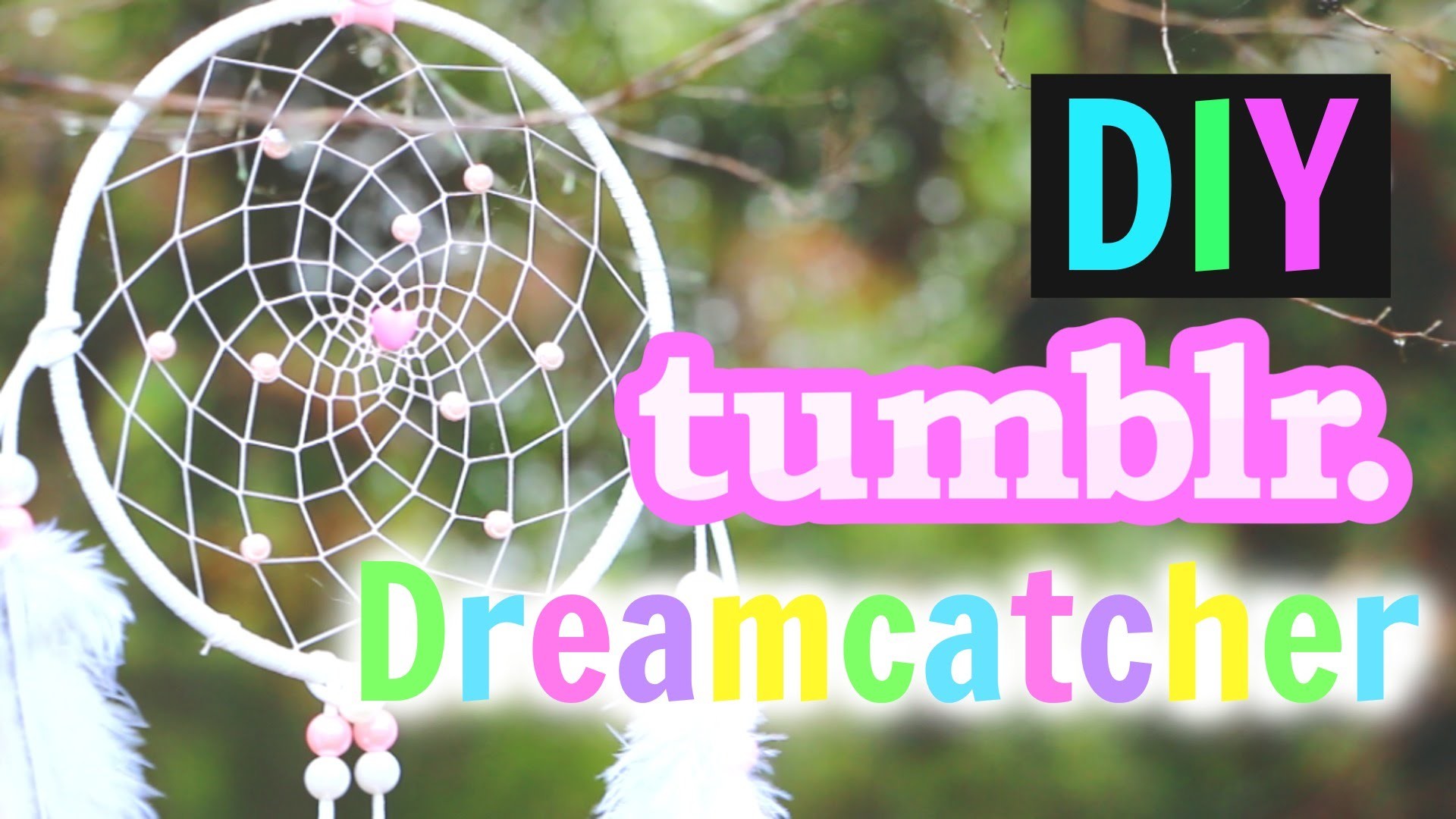 1920x1080 DIY Tumblr Dreamcatcher Tutorial! How To Make A Dreamcatcher! - YouTube