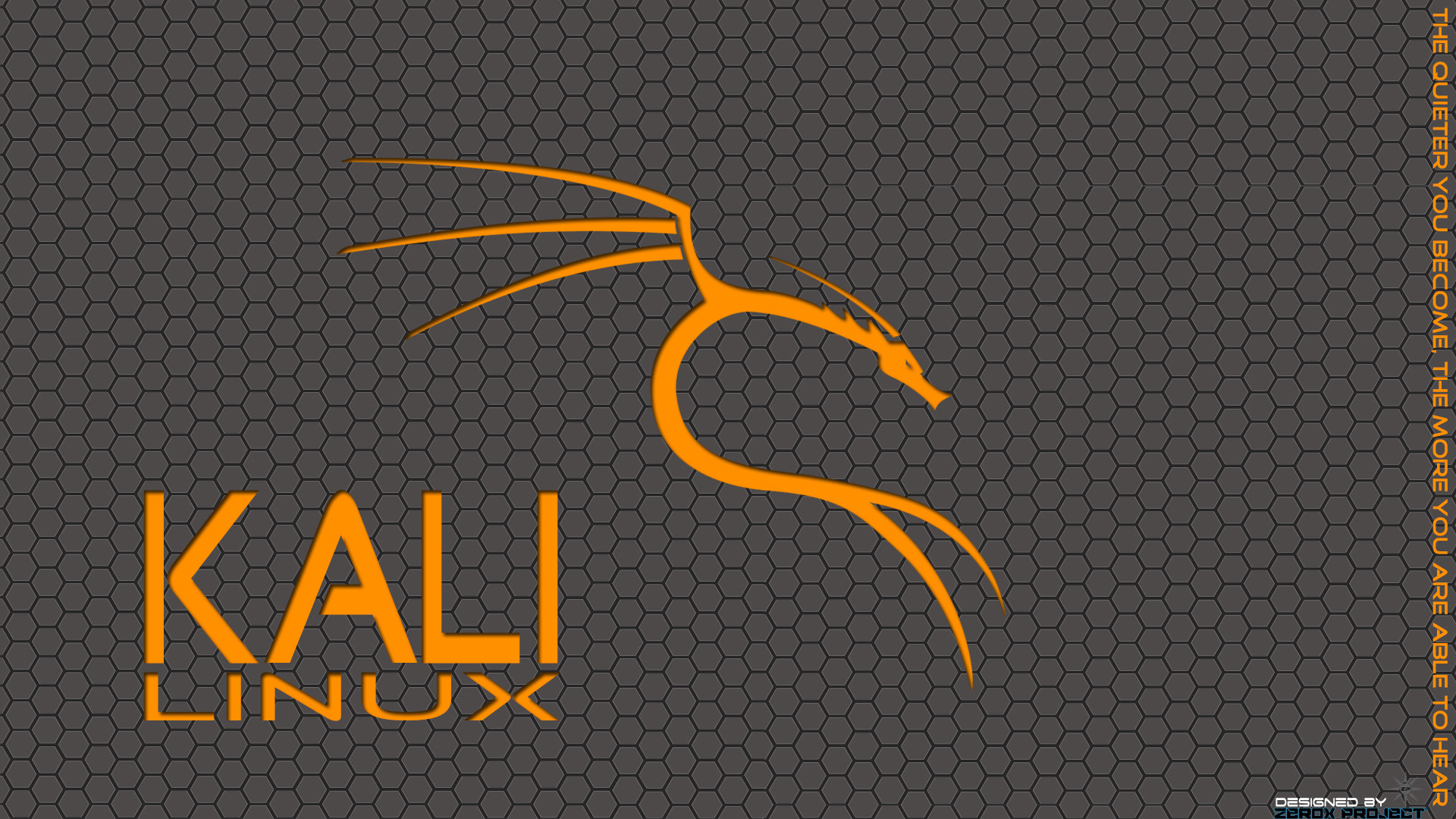 1920x1080 ... Kali Linux BackTrack - The Rebirth v1.3 (Orange) by ZeroxProject