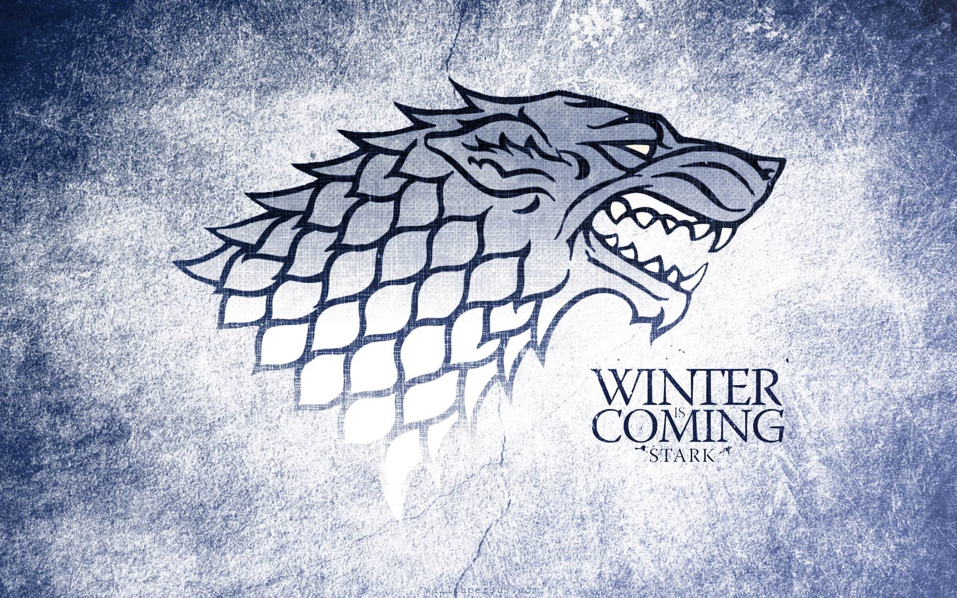 1920x1200 Winter Is Coming, Stark Wolf Grunge Logo  WIDE Image TV .