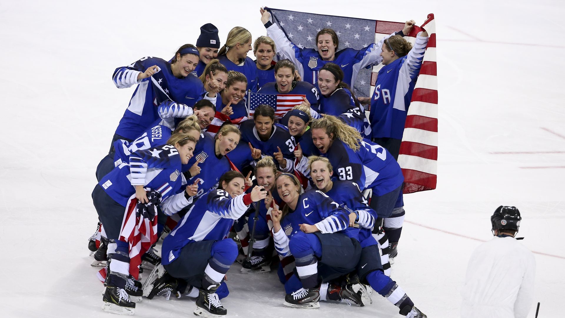 1920x1080 After 20 years, U.S. women's hockey strikes gold again. Team USA
