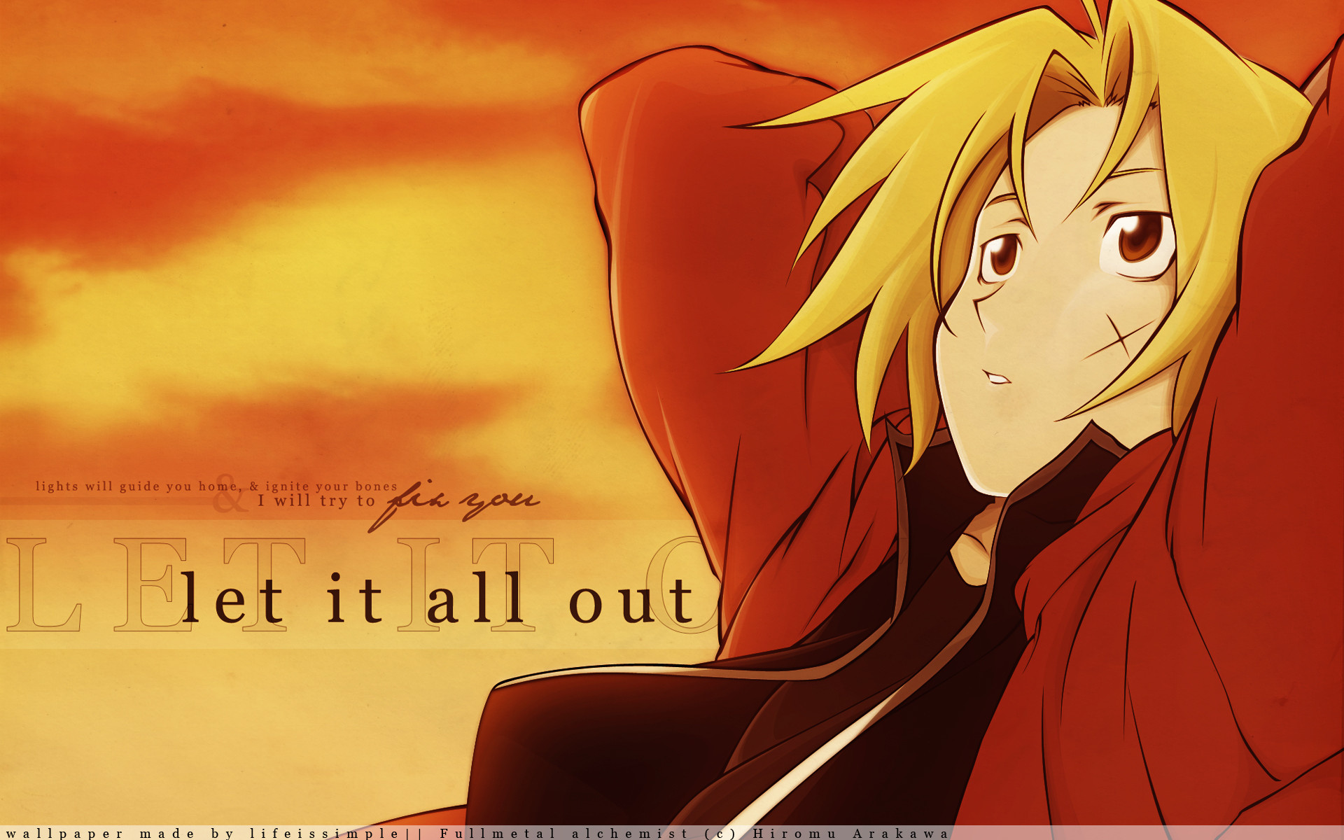 1920x1200 Full Metal Alchemist images Edward Wallpaper HD wallpaper and background  photos
