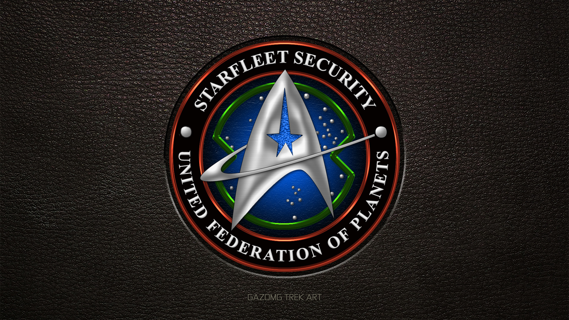 1920x1080 ... Starfleet Security Logo Star Trek by gazomg