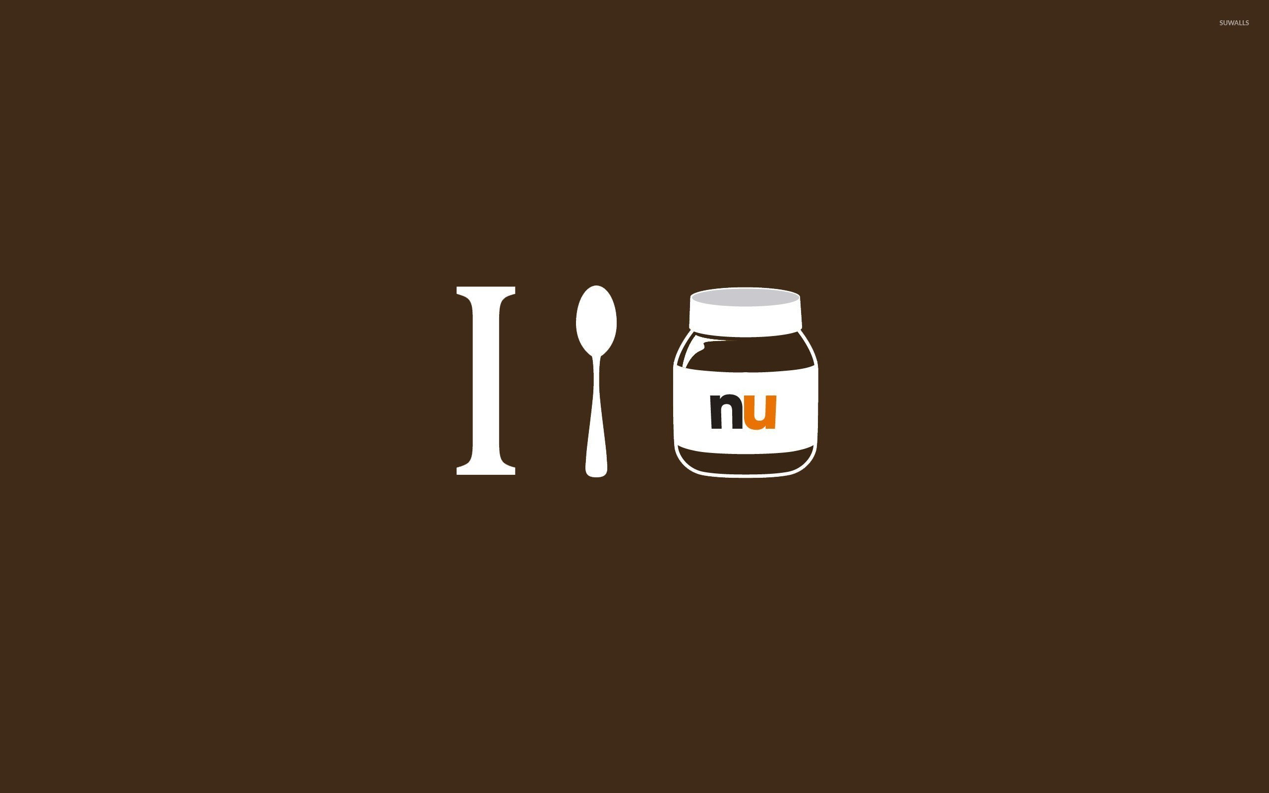 2560x1600 I spoon Nutella wallpaper - Funny wallpapers - #49195
