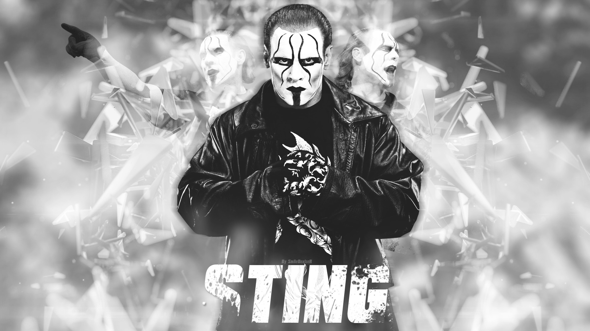 1920x1080 ... New WWE Wrestling Sting 2015 Wallpaper by SmileDexizeR