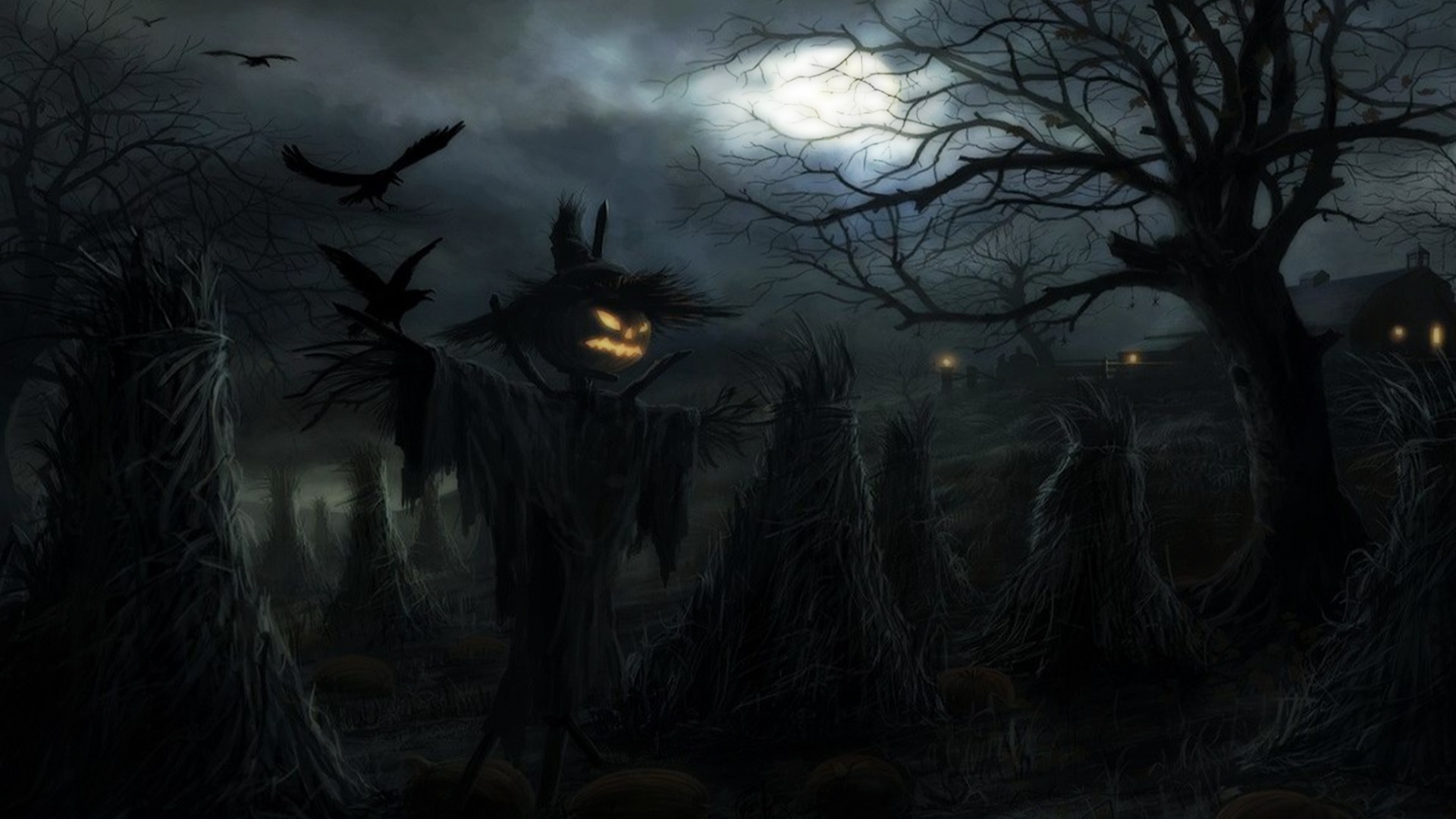 1920x1080 Scary Wallpaper for Halloween. Here we are with a great collection of  Halloween scary wallpapers. You can set this wallpaper s pc screen.