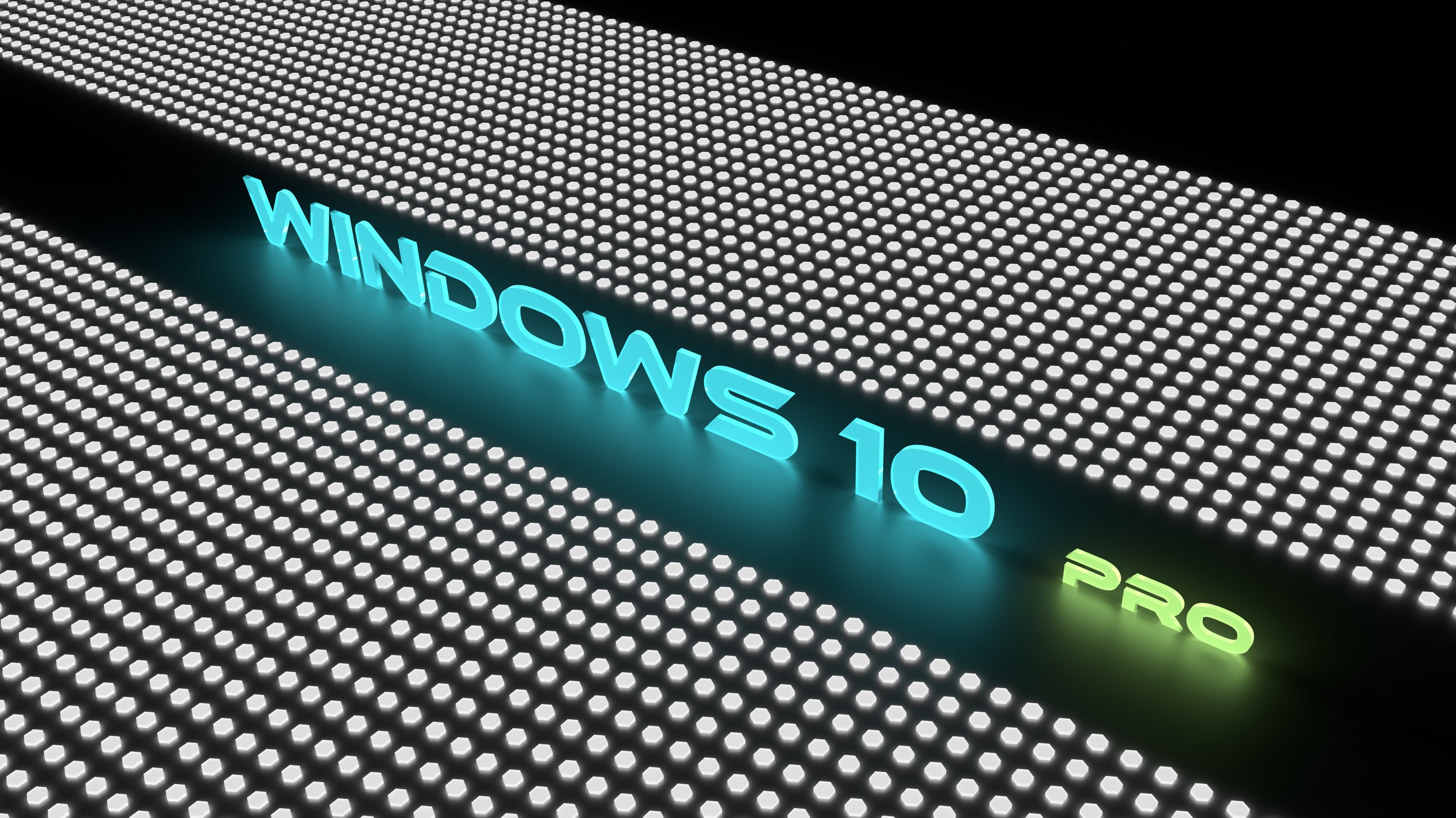 3840x2160 Windows 10 Pro, Neon colors, 4K. Original Resolution ()Popular ...
