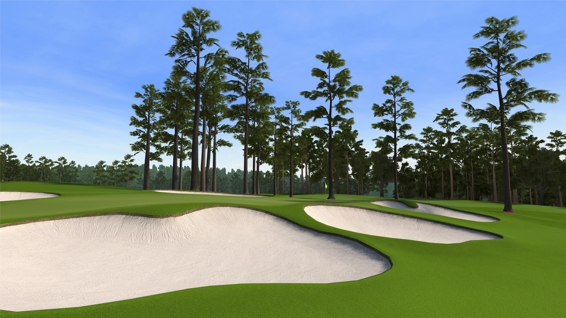 1920x1080 7 at Augusta National as seen in the PS3 and XBox 360 versions of “Tiger  Woods 12: The Masters.”