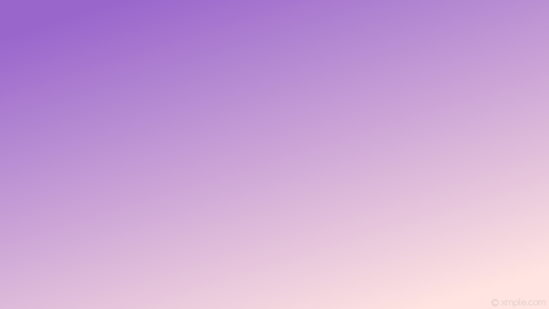 1920x1080 wallpaper gradient linear purple white misty rose amethyst #ffe4e1 #9966cc  315Â°