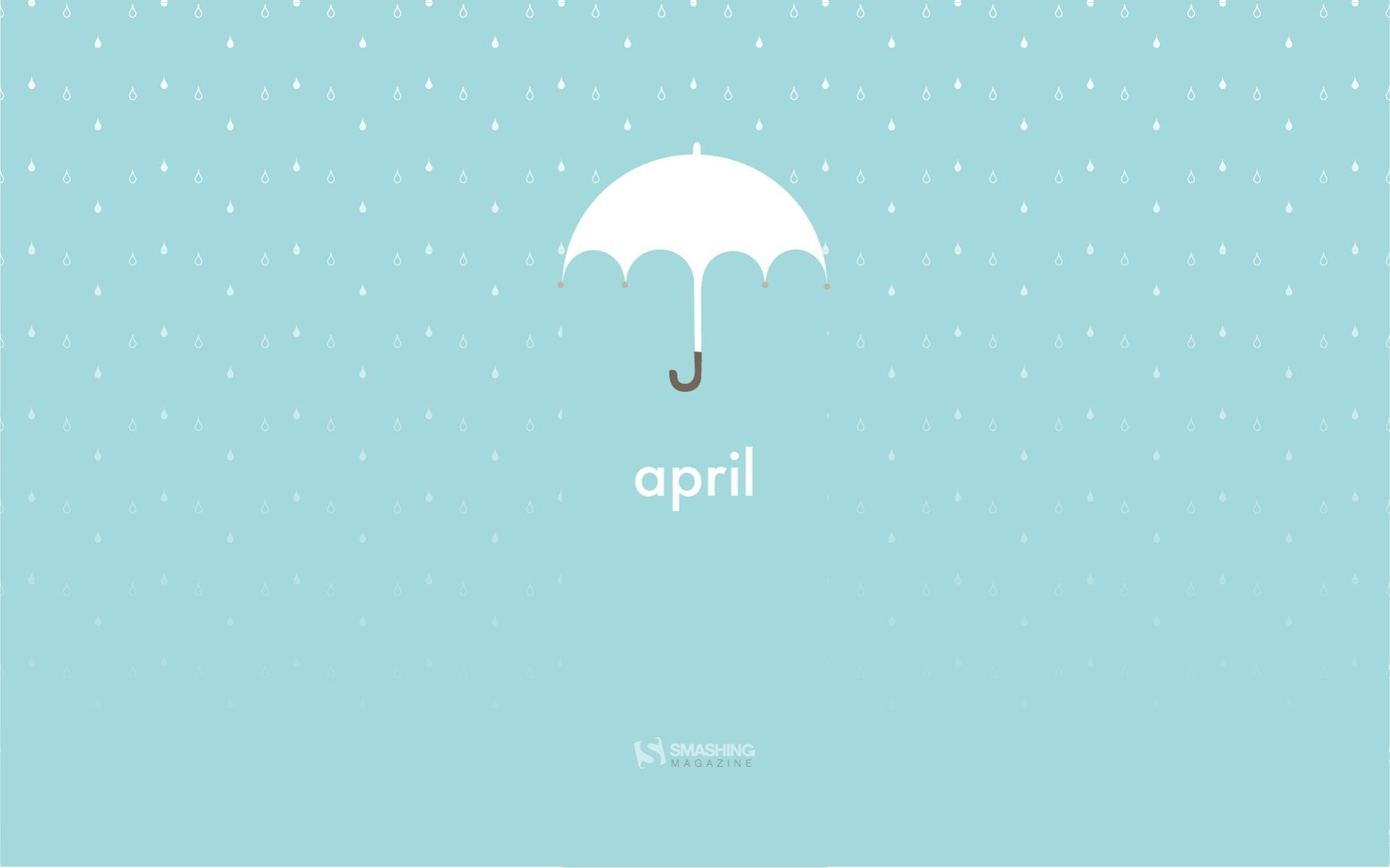 1920x1200 April Umbrella Desktop Wallpaper
