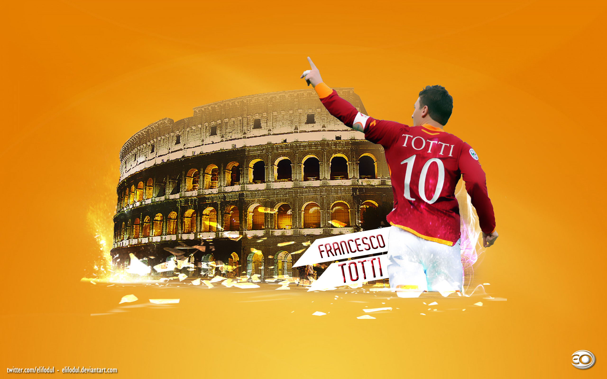 2560x1600 Francesco Totti Wallpaper by elifodul Francesco Totti Wallpaper by elifodul