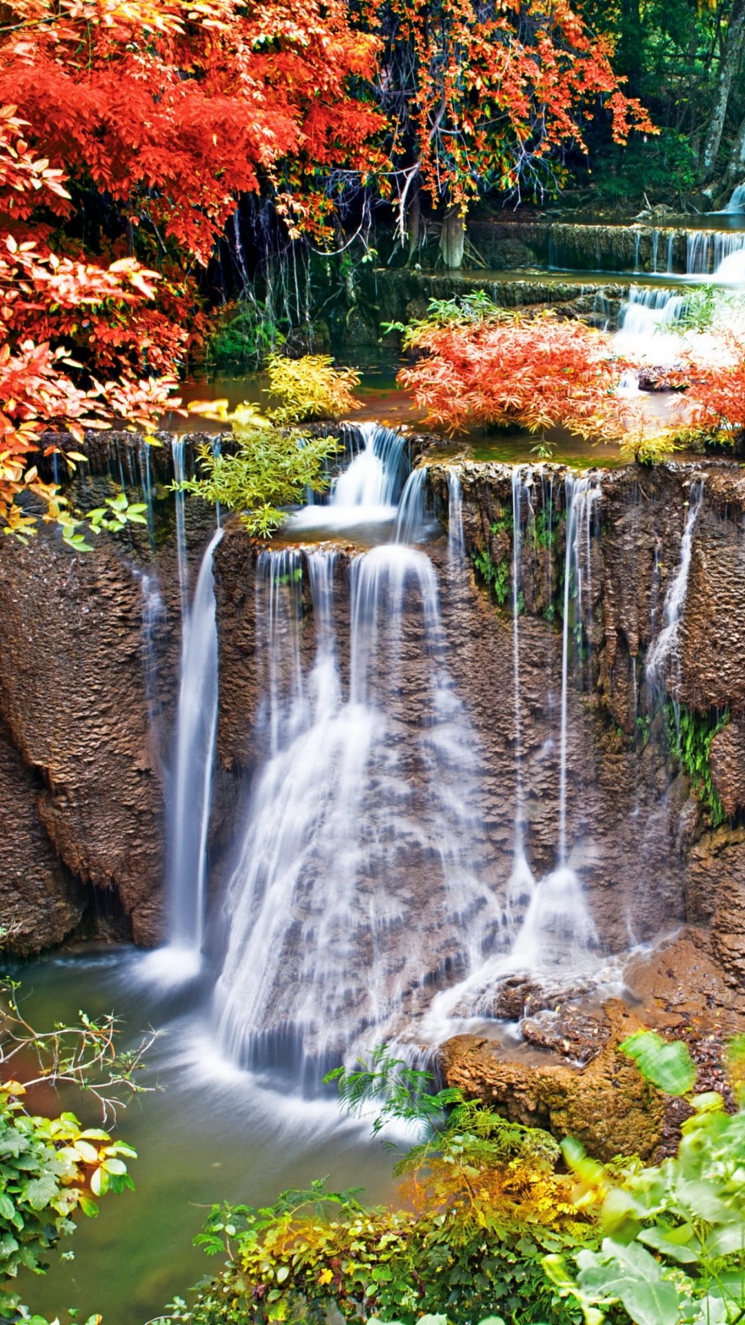 1080x1920 Earth Waterfall Waterfalls. Wallpaper 640634