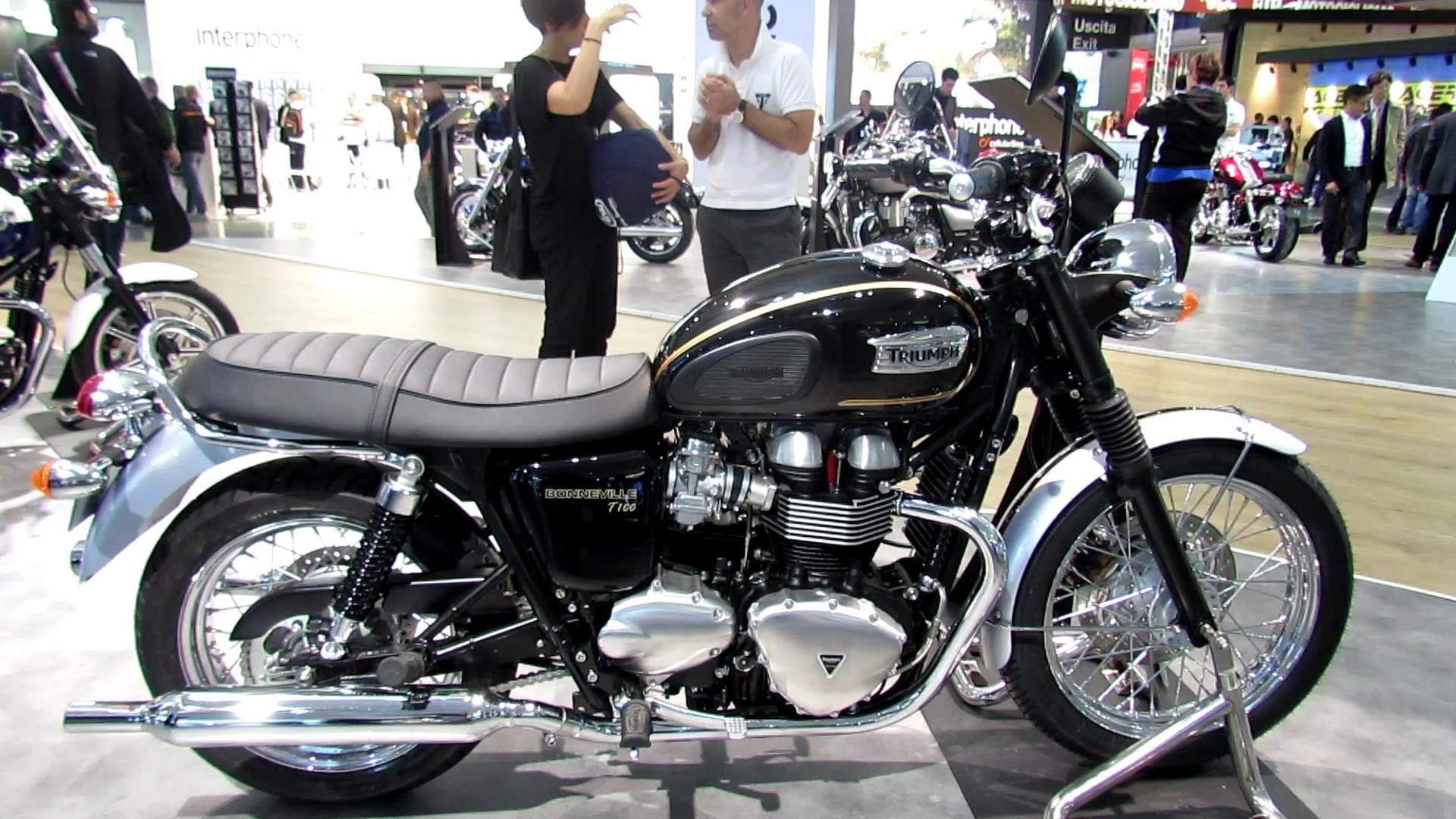 1920x1080 2014 Triumph Bonneville T100 Walkaround - 2013 EICMA Milano Motorcycle  Exhibition - YouTube