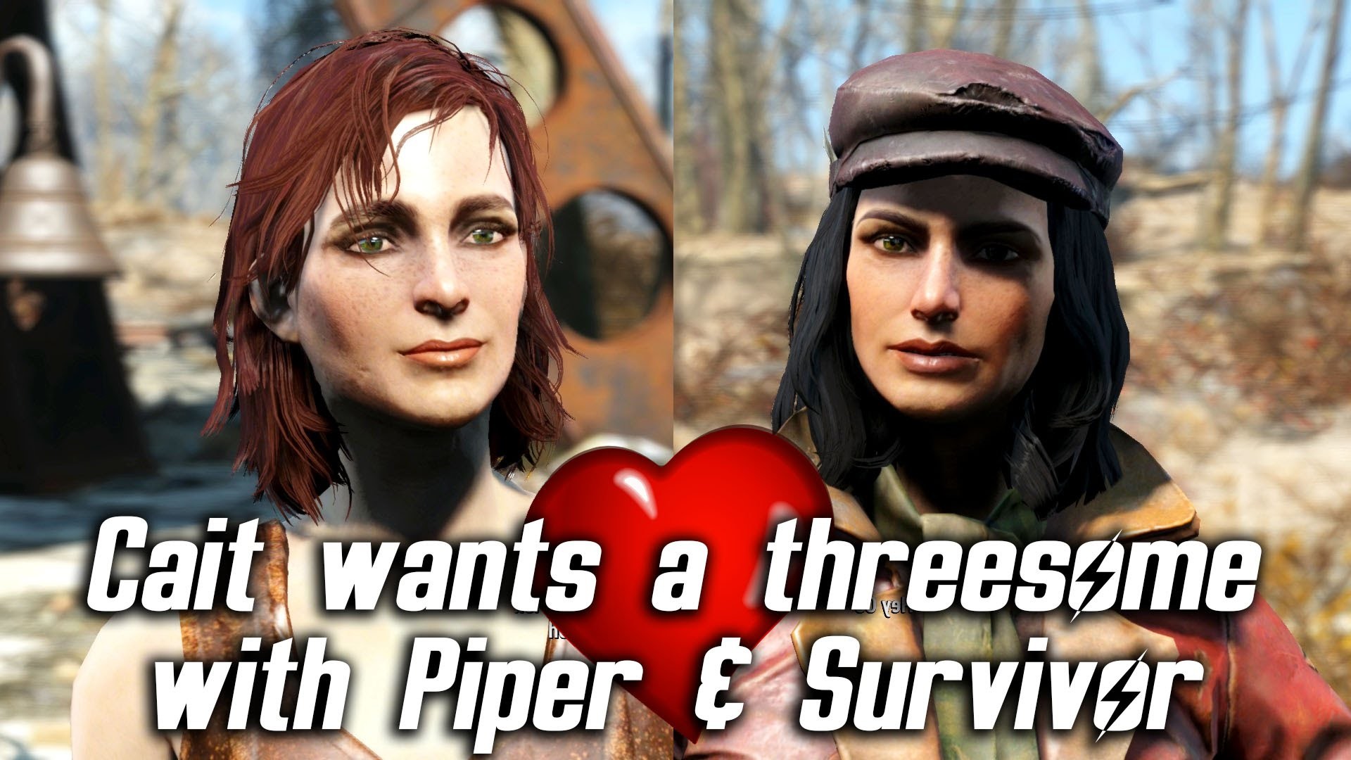 1920x1080 Fallout 4 - Cait wants a threesome with Piper & Sole Survivor - YouTube