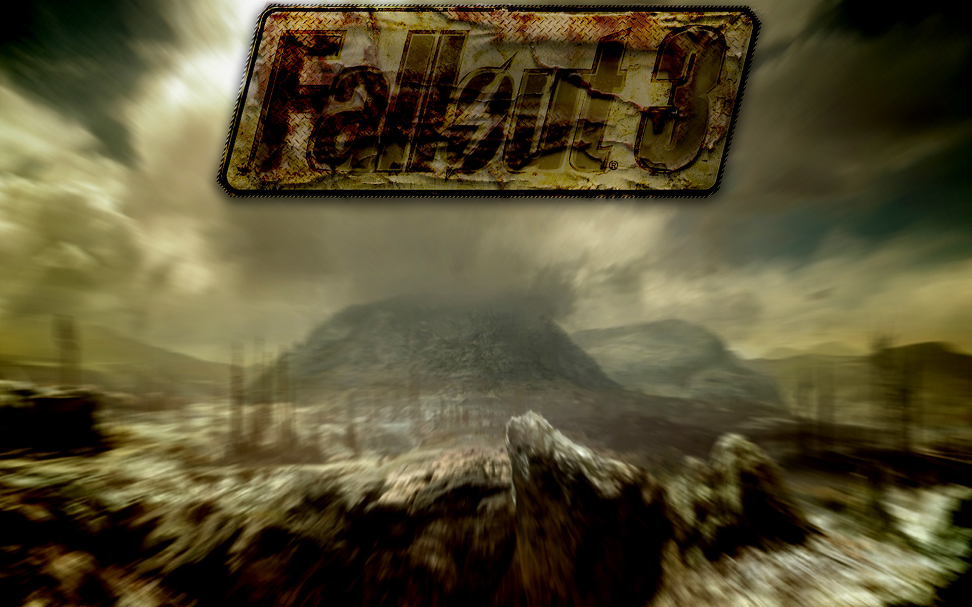 1920x1200 Fallout 3 Logo