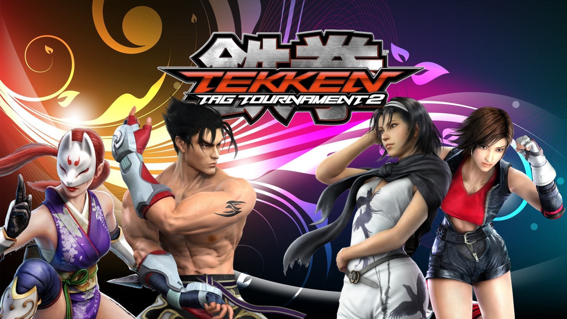 1920x1080 Wait, Wait...This game has Kuni's mask, half her bare face Tekken Tag 2  Combo Tekken Tag Tournament ...