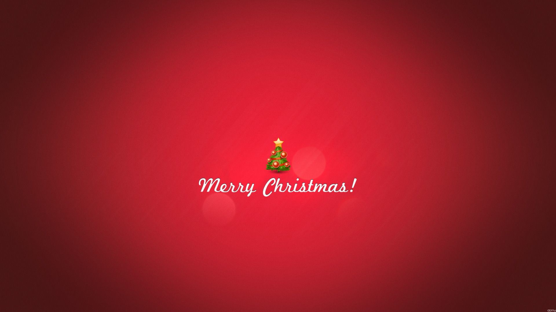 1920x1080 Minimalist Merry Christmas Wallpaper HD 1080p