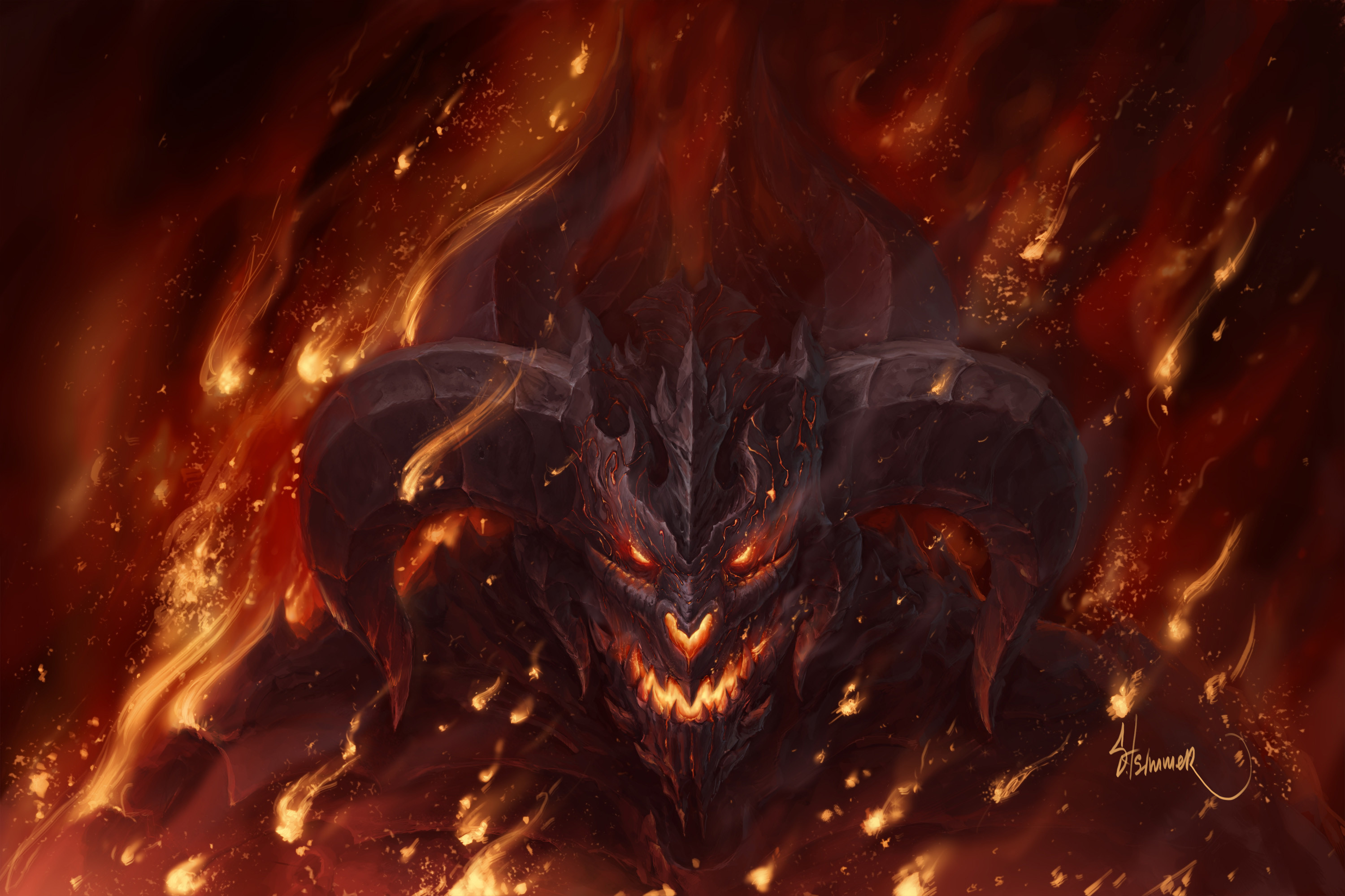 3000x2000 Fire Demon Wallpaper For Desktop Wallpaper 3000 x 2000 px MB shadow  demoness hell fire angels wolf iphone dragon