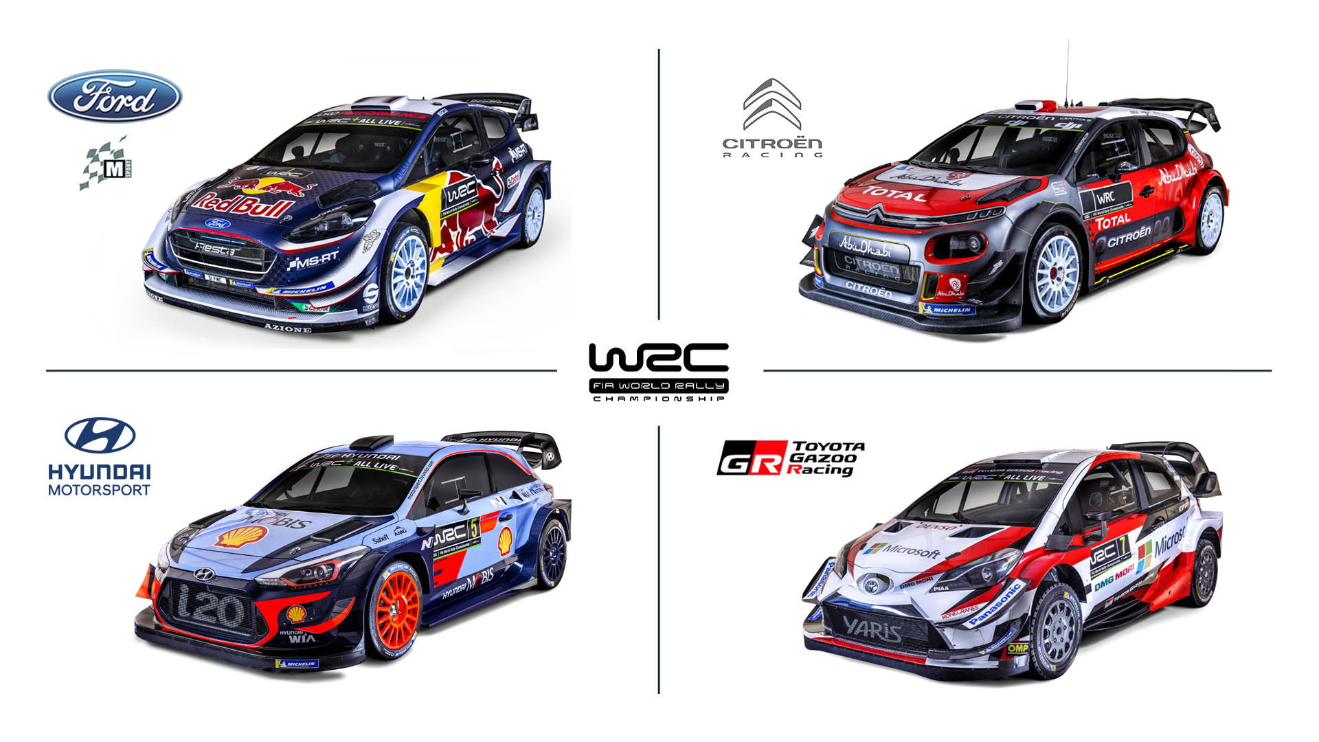 1920x1080 2018 WRC Liveries