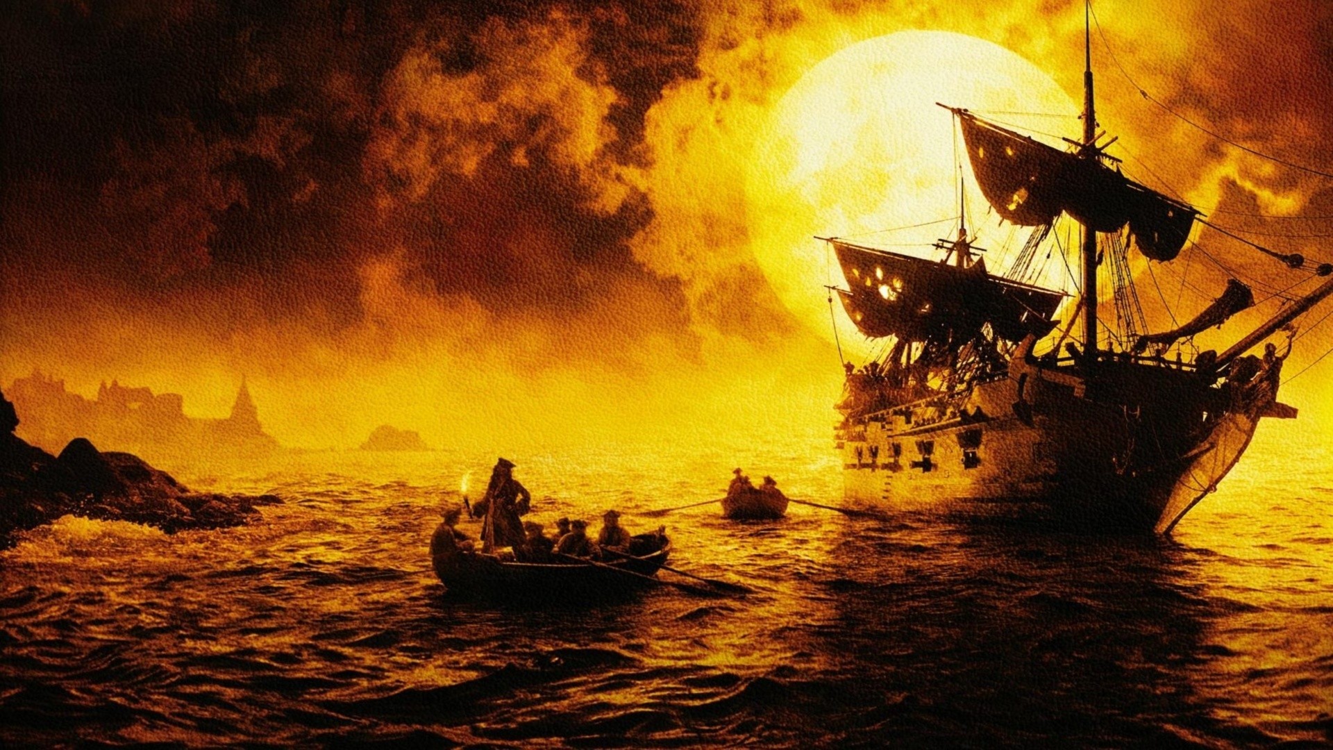 1920x1080 Wallpaper Â· pirate ship ...