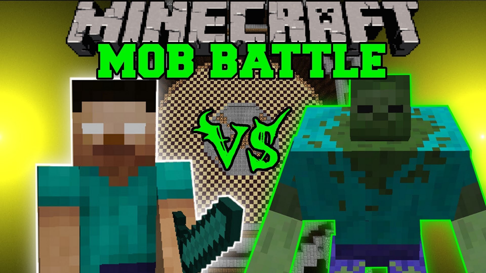 1920x1080 HEROBRINE VS. MUTANT ZOMBIE - Minecraft Mob Battles - Polkz and Mutant  Creatures Mod Battle - YouTube