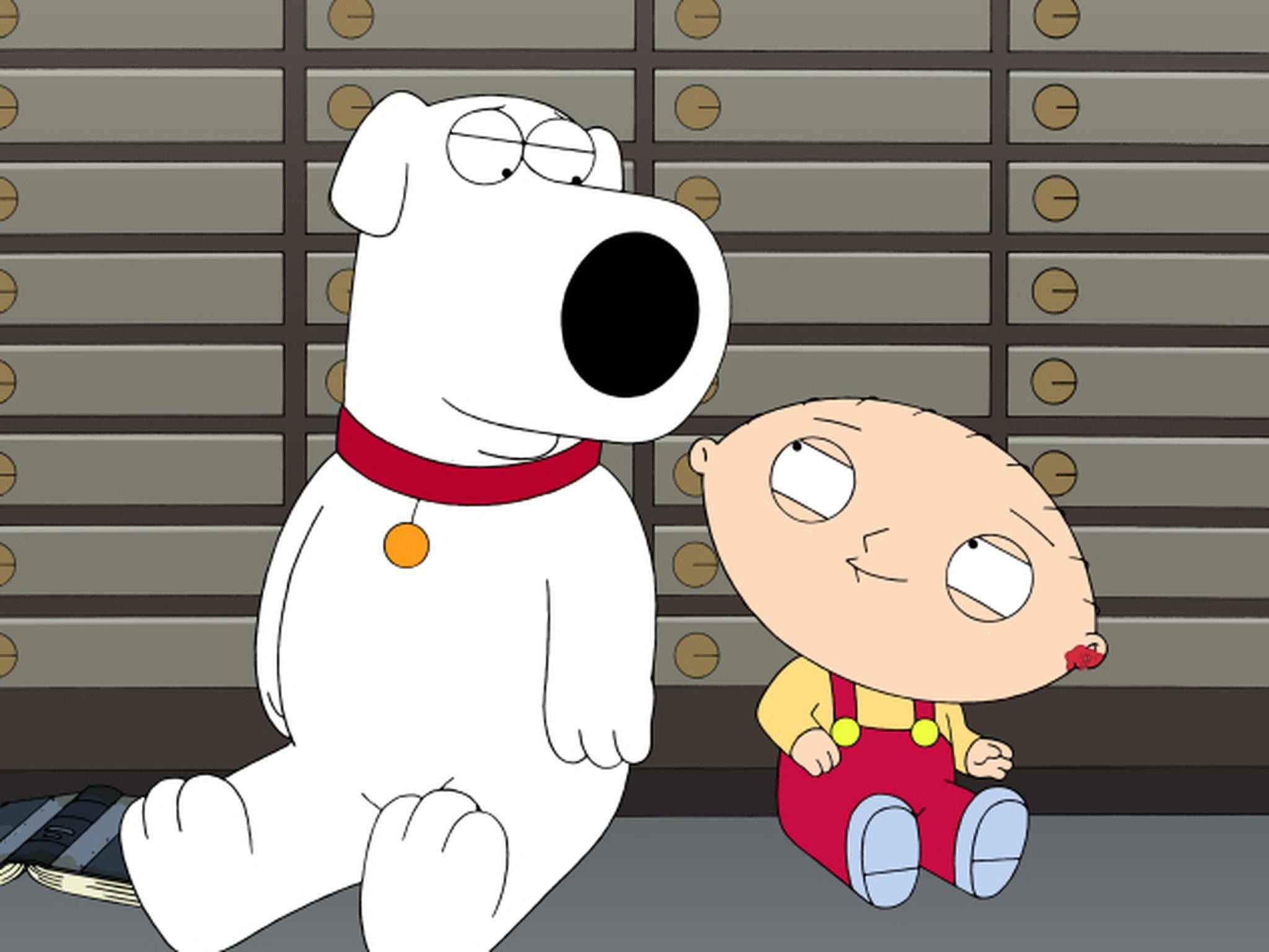 2048x1536 Seth MacFarlane voices several characters on Family Guy, including Brian  (left) and Stewie (right) Griffin.