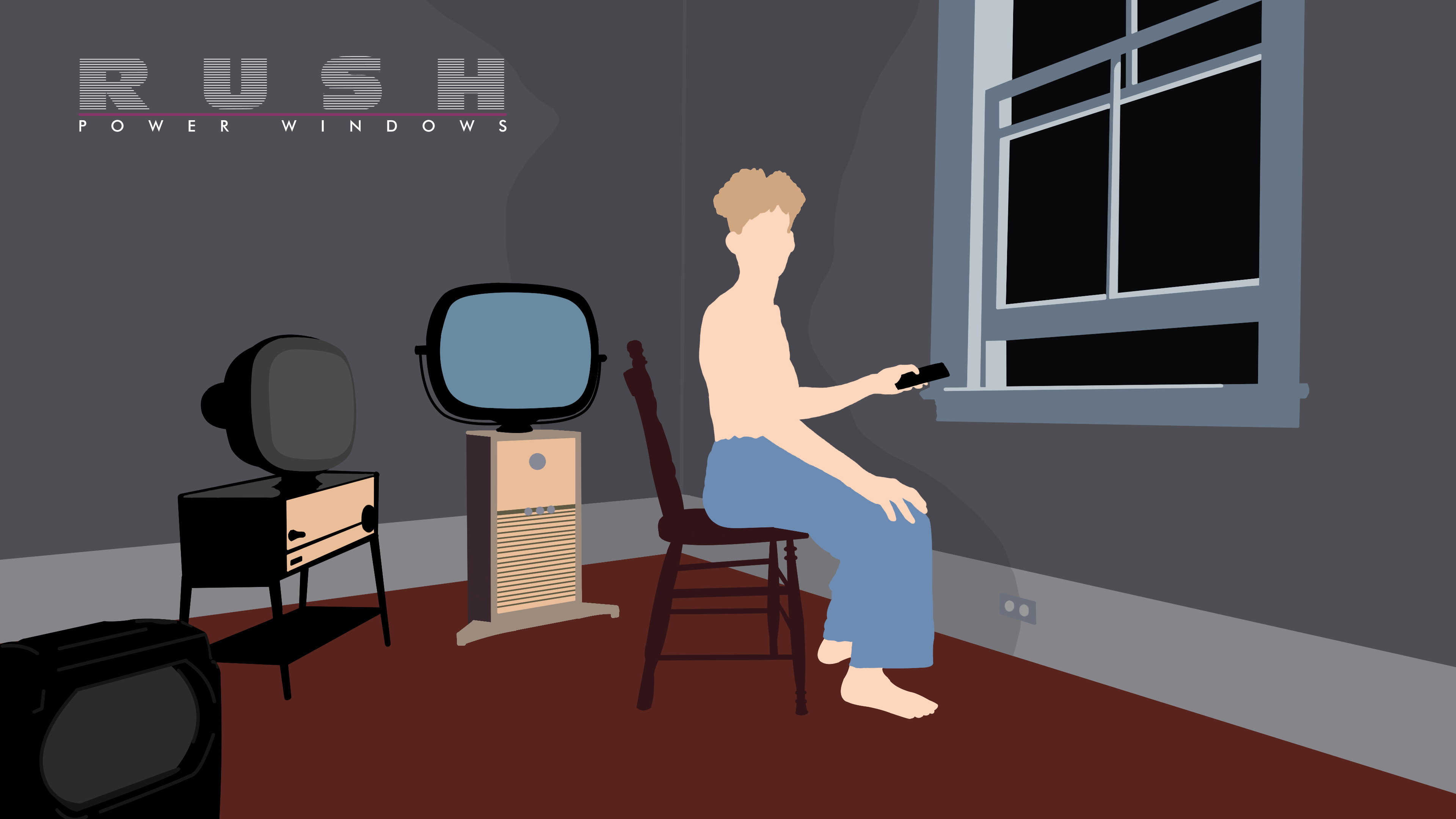 3840x2160 It's been a while, but here's a new Rush album wallpaper: Power Windows ...