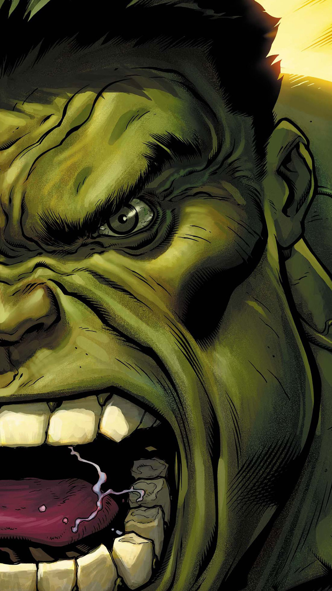 1080x1920 The Hulk Screaming Illustration iPhone 6 Plus HD Wallpaper ...