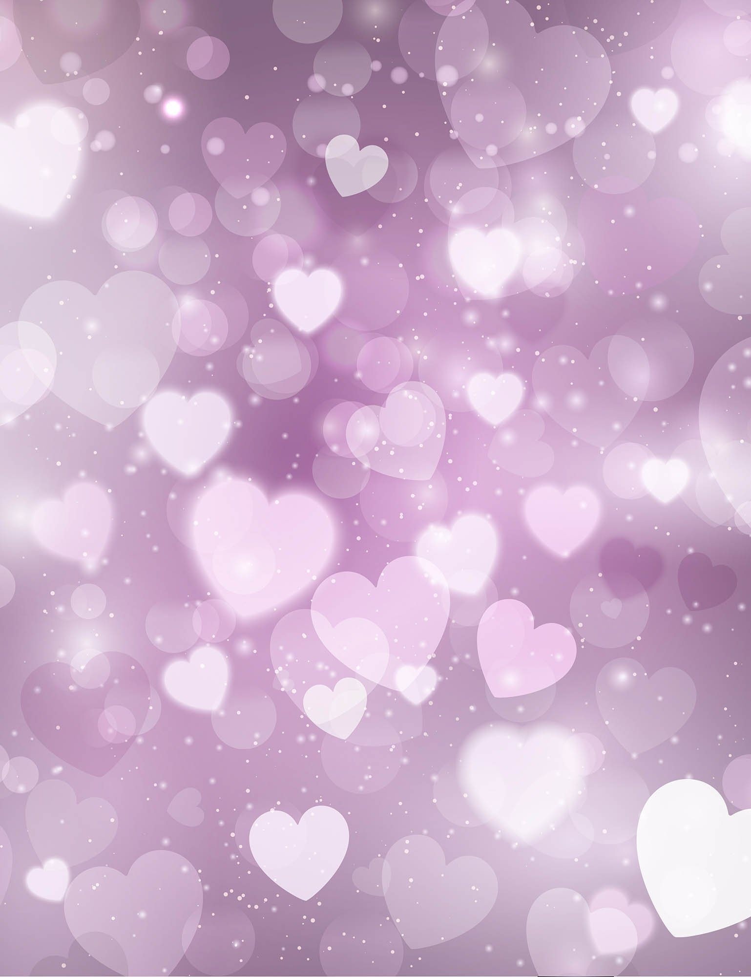 1538x2000 Abstract Bokeh Pink Hearts Sparkle Background For Valentines Day Backdrop -  Shop Backdrop ...