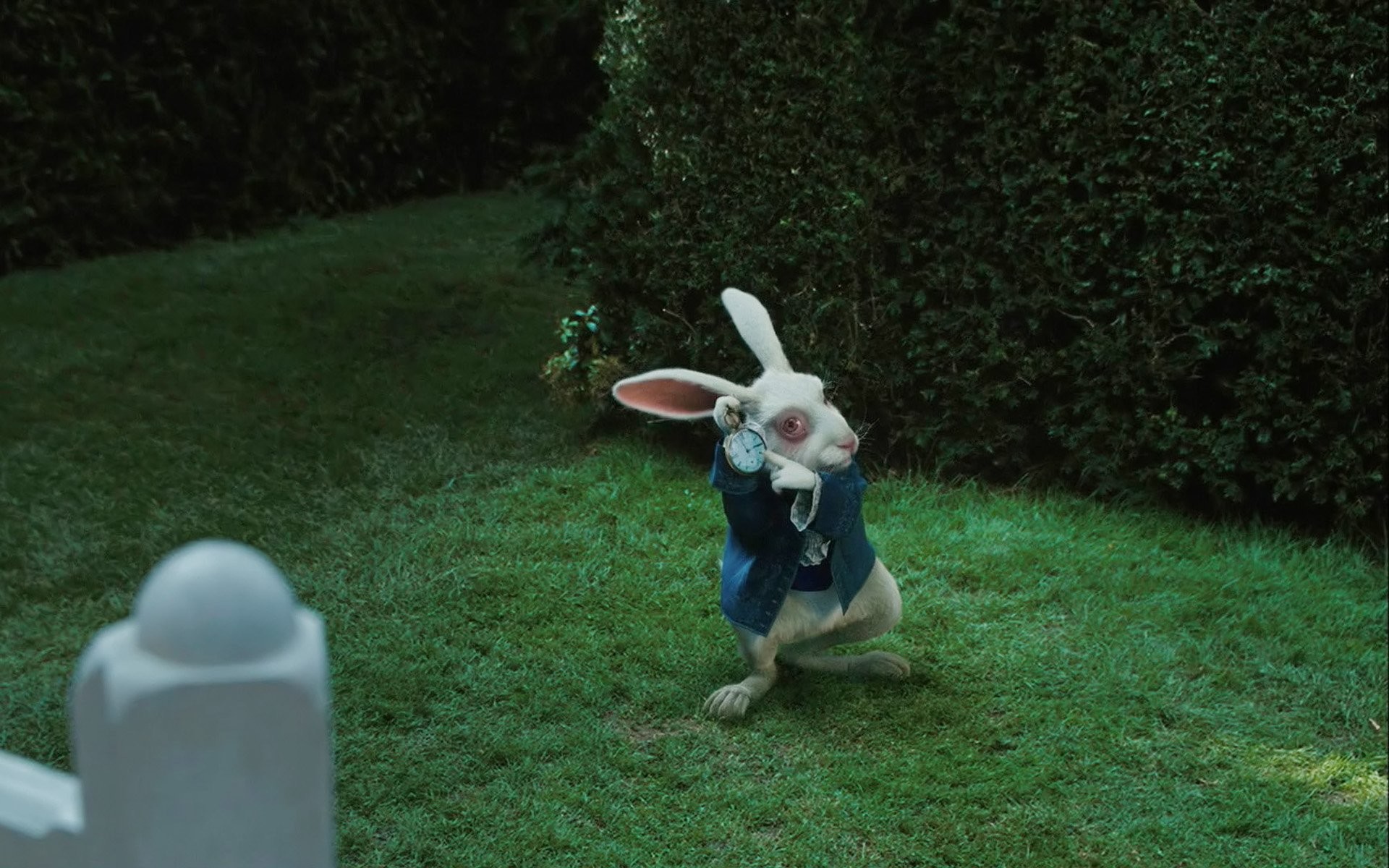 1920x1200 Alice In Wonderland Tim Burton Rabbit