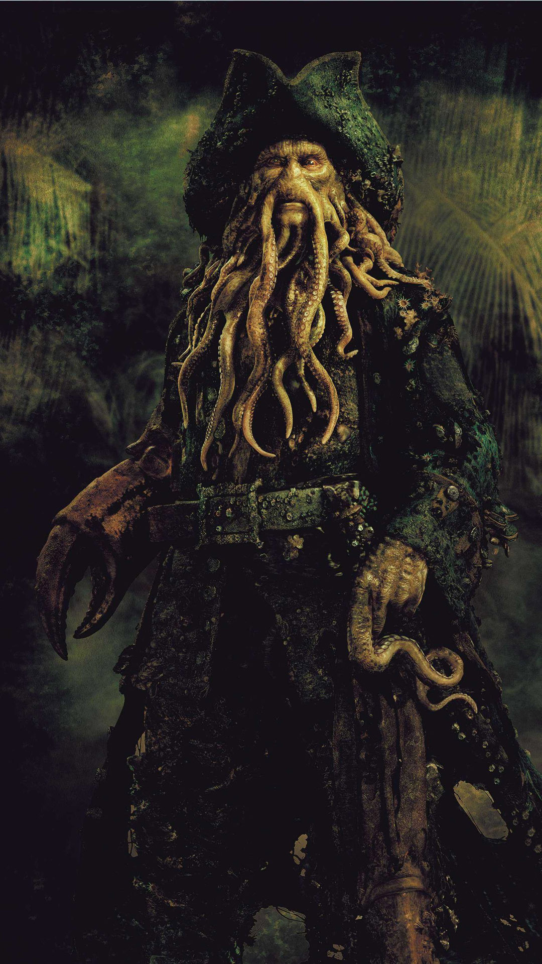 1080x1920 Davy Jones - Pirates of the Caribbean Wallpaper