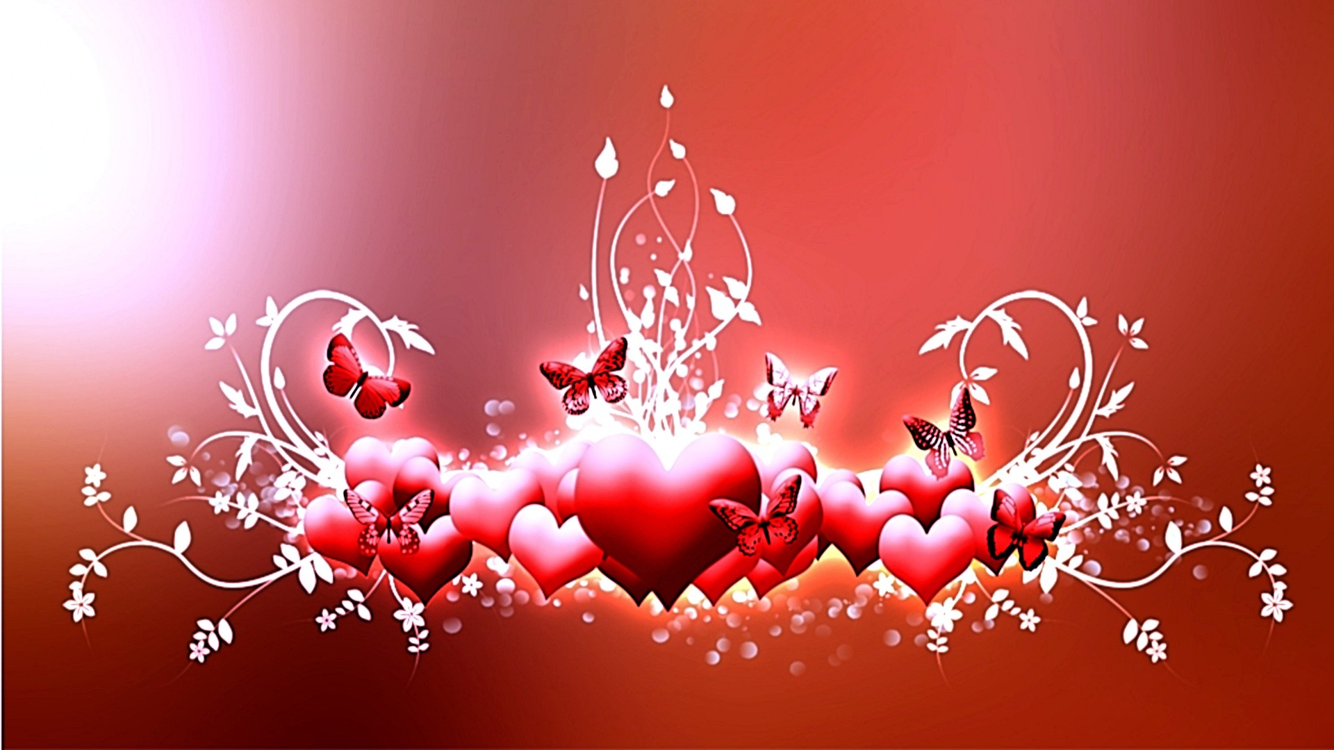 1920x1080 Abstract Red Love Hearts #6916458