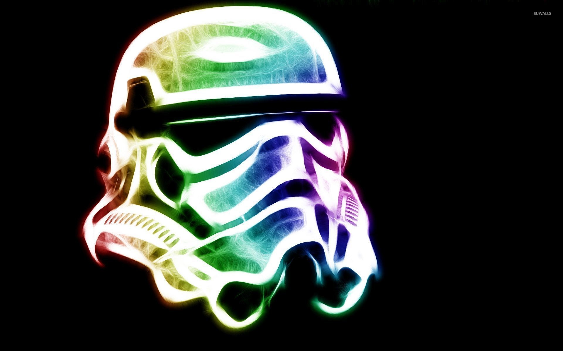 1920x1200 Neon Stormtrooper helmet - Star Wars wallpaper  jpg