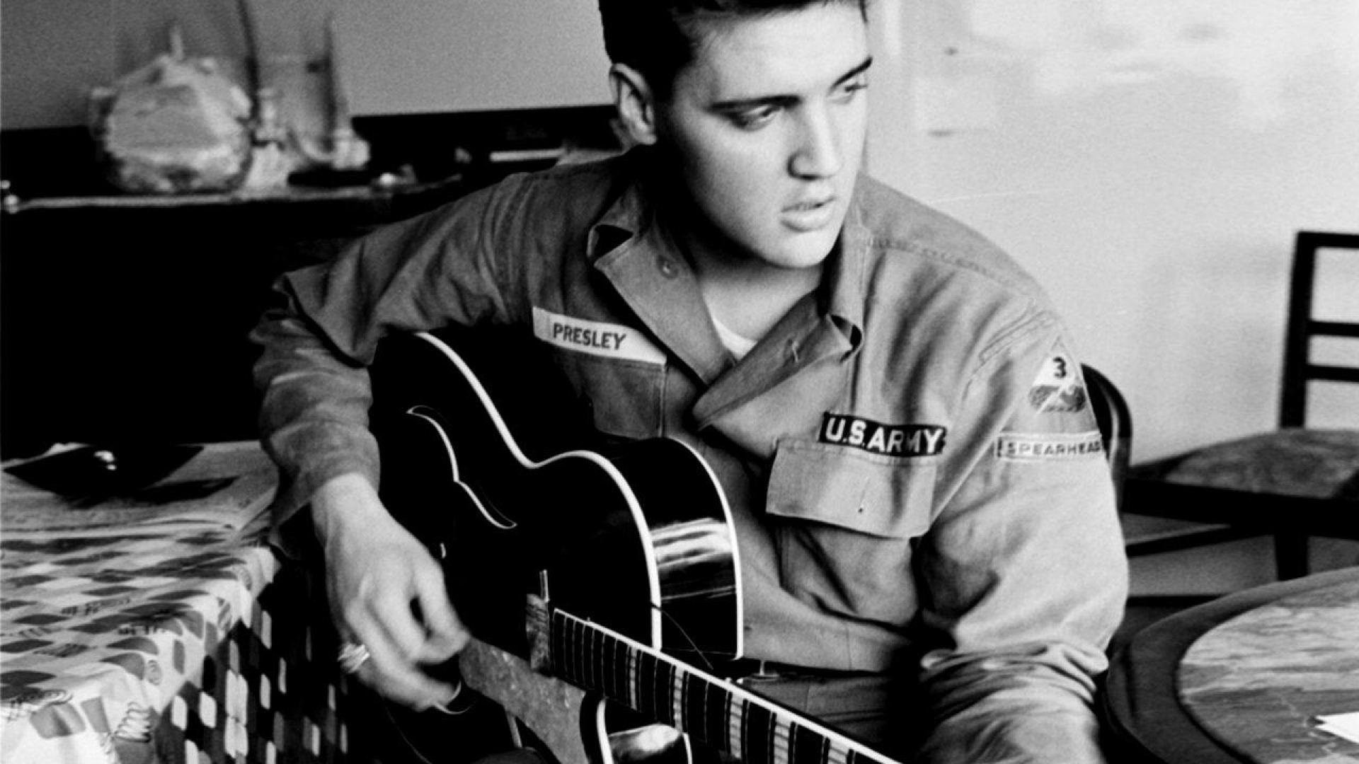 1920x1080 Music, Elvis Presley, Guitar, Us Army, Elvis, Singer, Elvis Presley