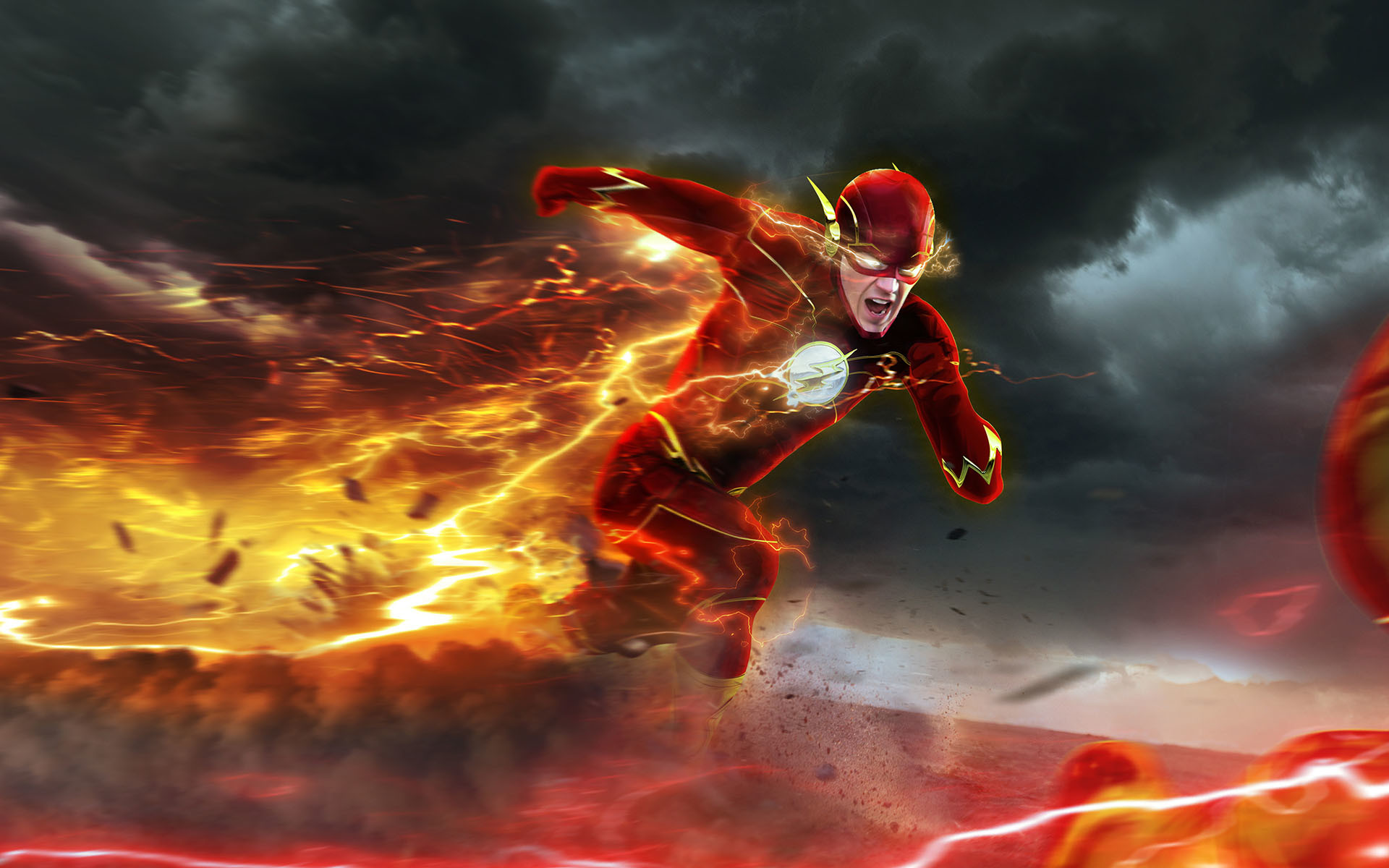 1920x1200 Barry Allen the Flash twister