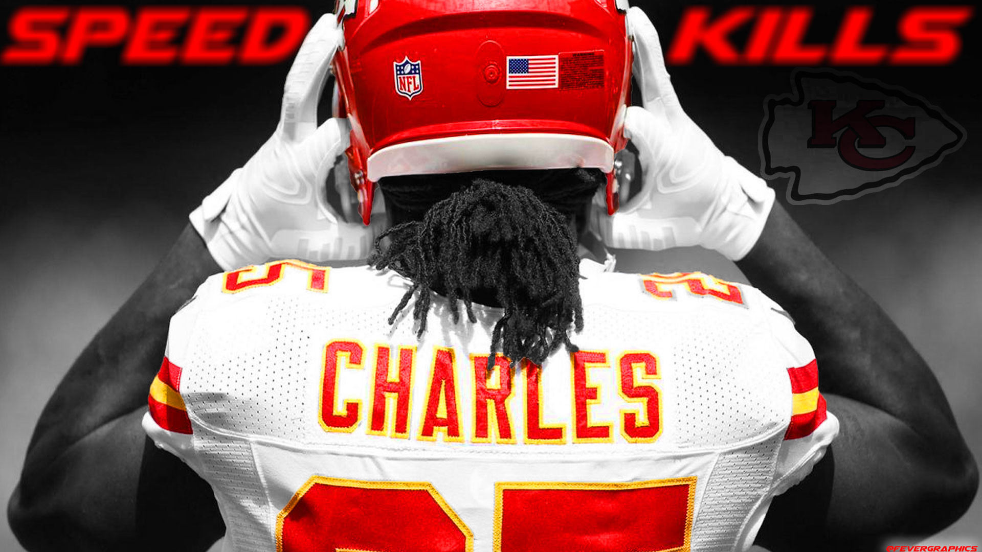 1920x1080 I made a Jamaal Charles wallpaper for the Chiefs sub! I hope you guys like  it! I worked really hard on it!