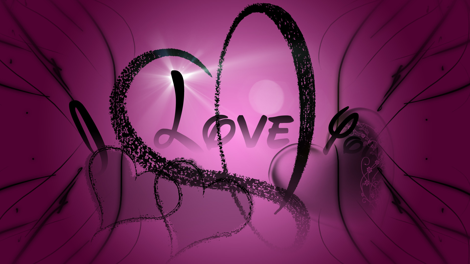 1920x1080 Pics Photos Purple Heart Backgrounds Hd Wallpapers 