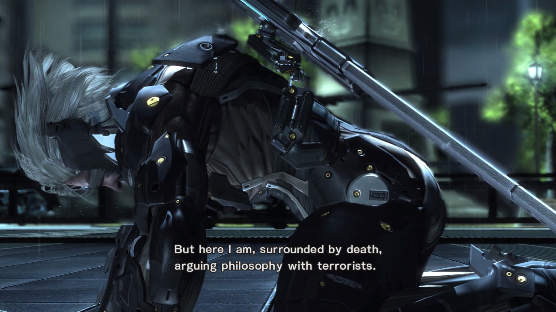 1920x1080 Metal Gear Rising: Revengeance. That Raiden, always so overdramatic.