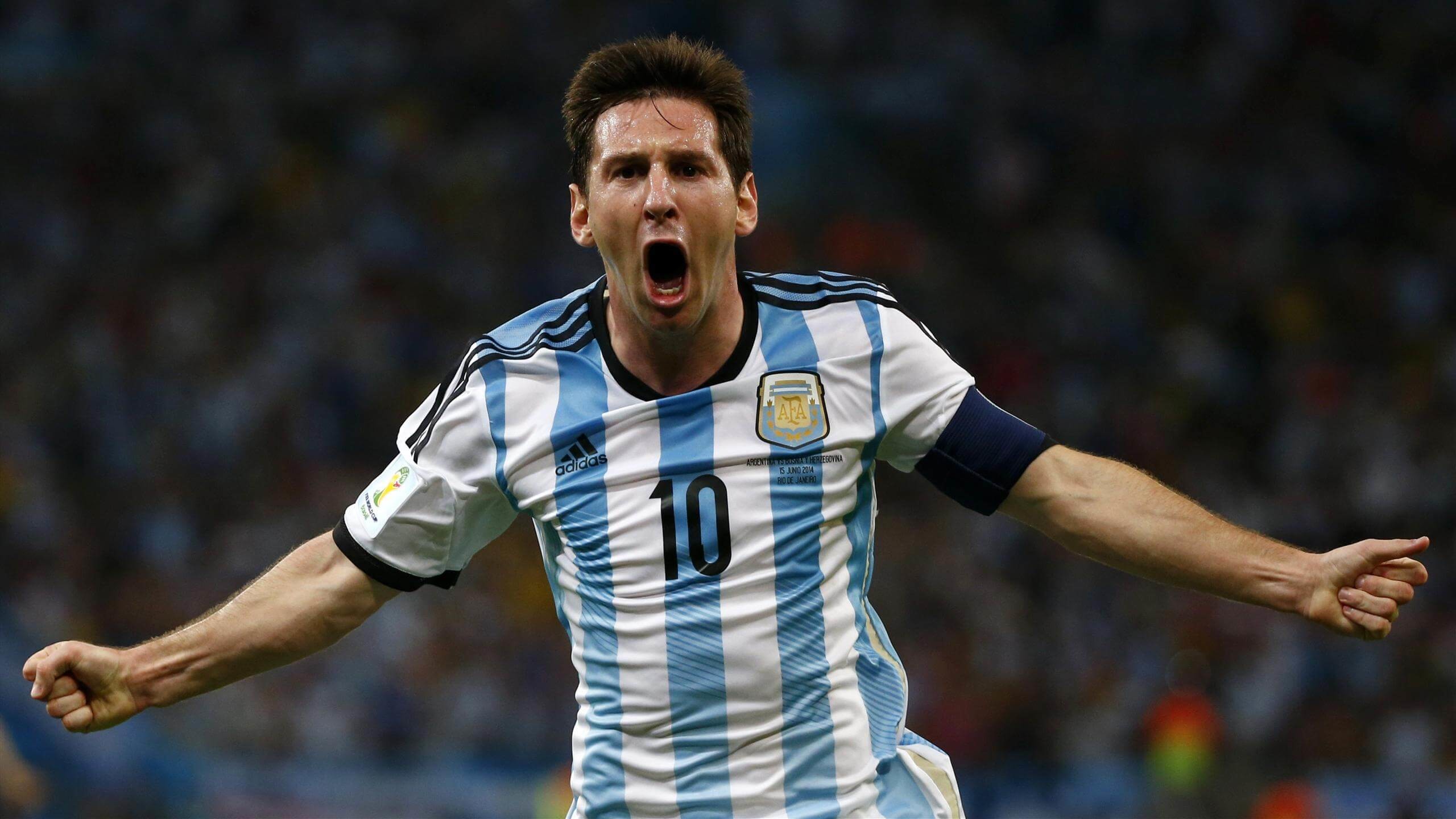 2560x1440 Lionel Messi Desktop HD Wallpapers of Argentina
