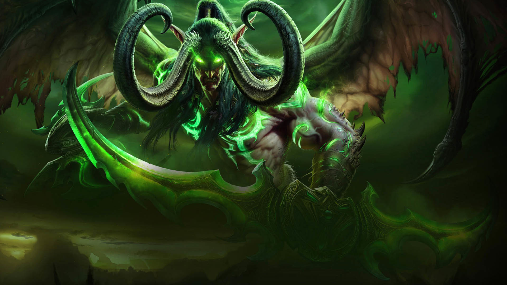 1920x1080 World of Warcraft Legion - Demon Hunter  wallpaper